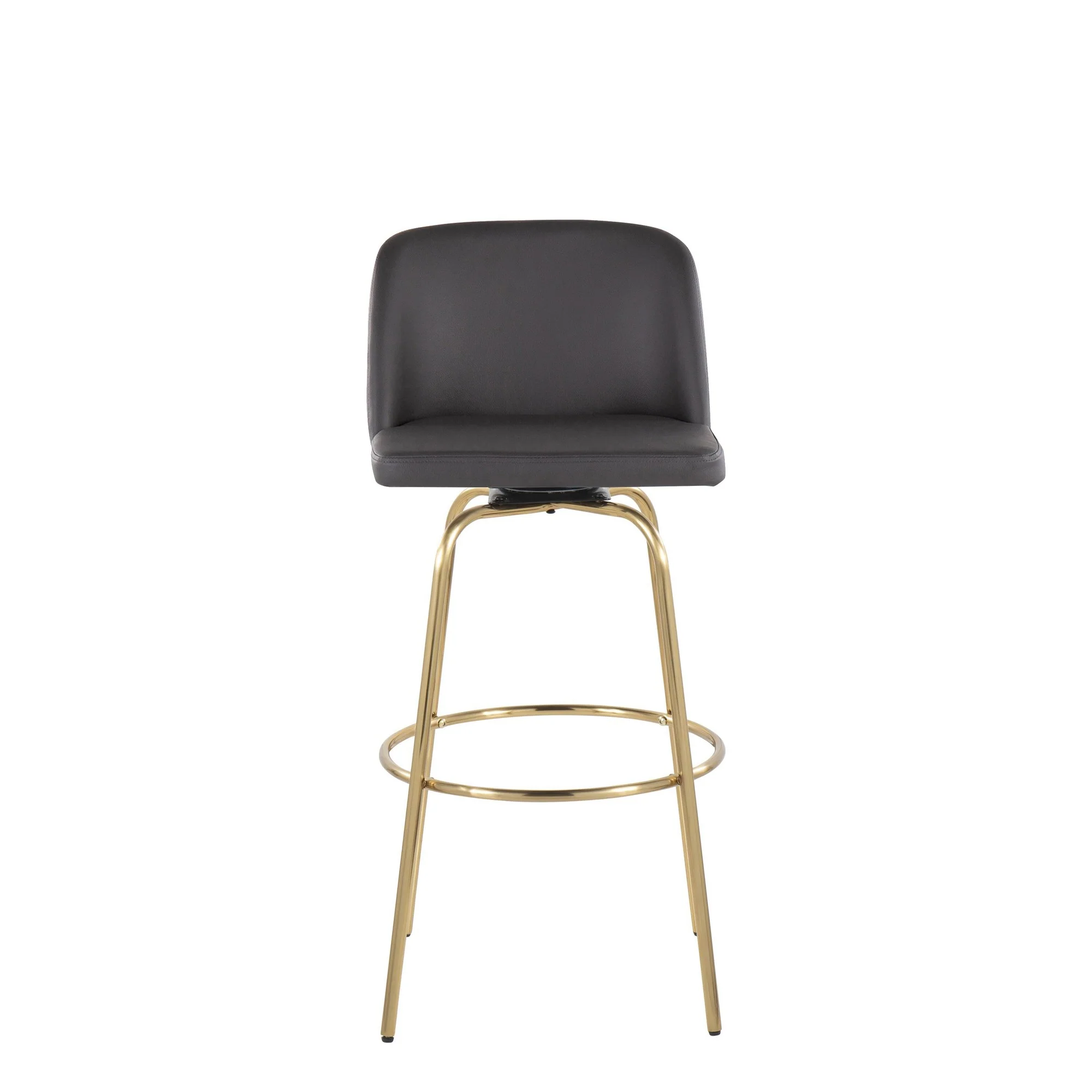 Toriano 30" Fixed Height Barstool - Set of 2 Cream By LumiSource - B30-TRNOPU-CLARZG2 AUCR2 - Image 9