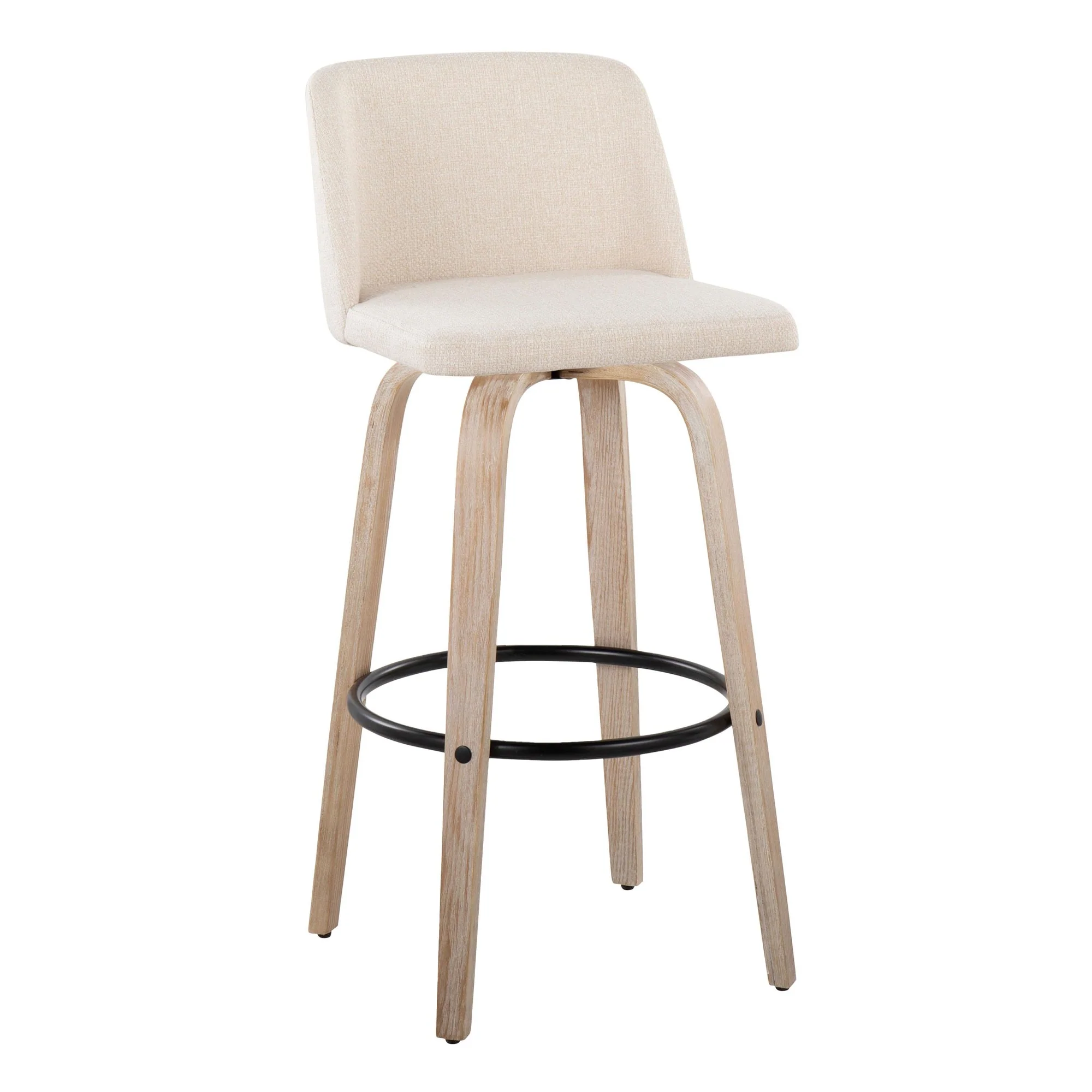 Toriano 30" Fixed Height Barstool - Set of 2 By LumiSource - Image 2