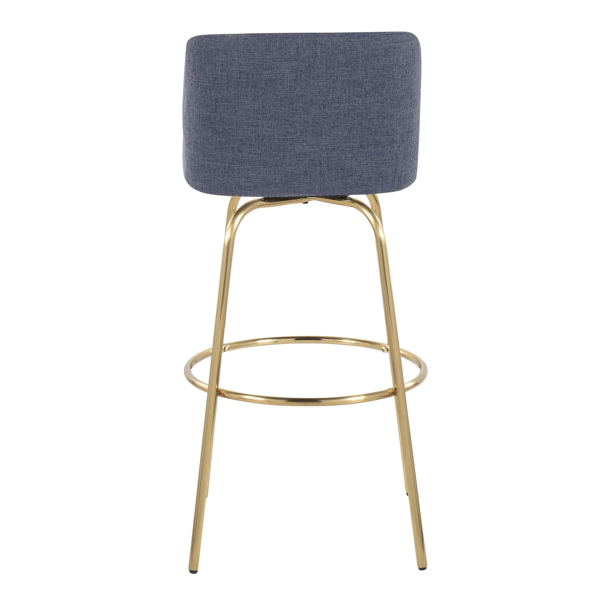 Toriano 30" Fixed-Height Barstool - Set of 2 By LumiSource - B30-TRNOFB-CLARZG2 AUBU2 - Image 10