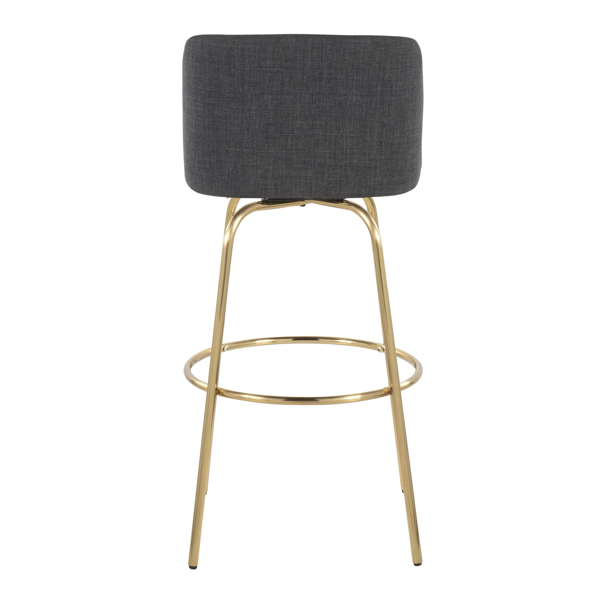 Toriano 30" Fixed-Height Barstool - Set of 2 By LumiSource - B30-TRNOFB-CLARZG2 AUBU2 - Image 20