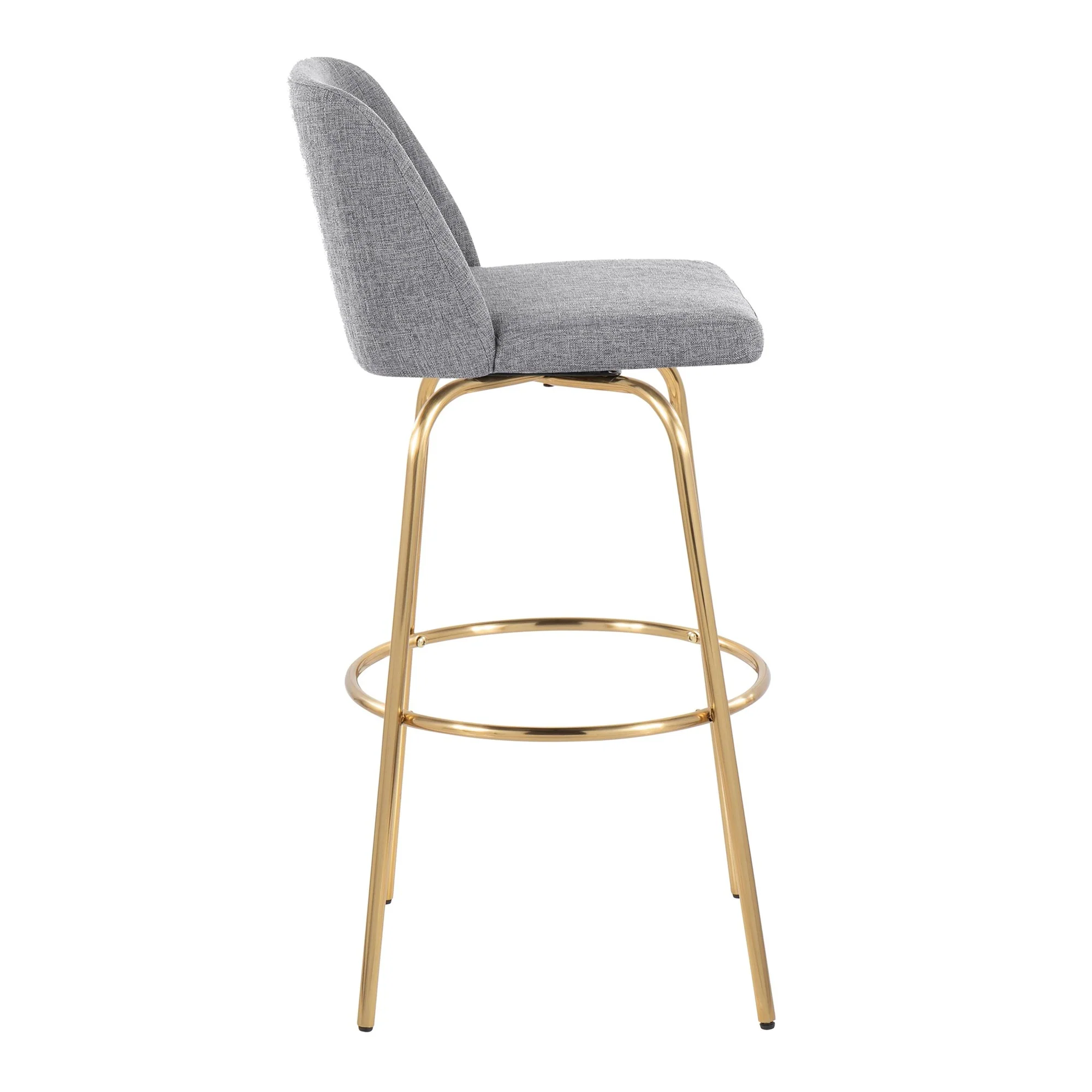 Toriano 30" Fixed-Height Barstool - Set of 2 By LumiSource - B30-TRNOFB-CLARZG2 AUBU2 - Image 27