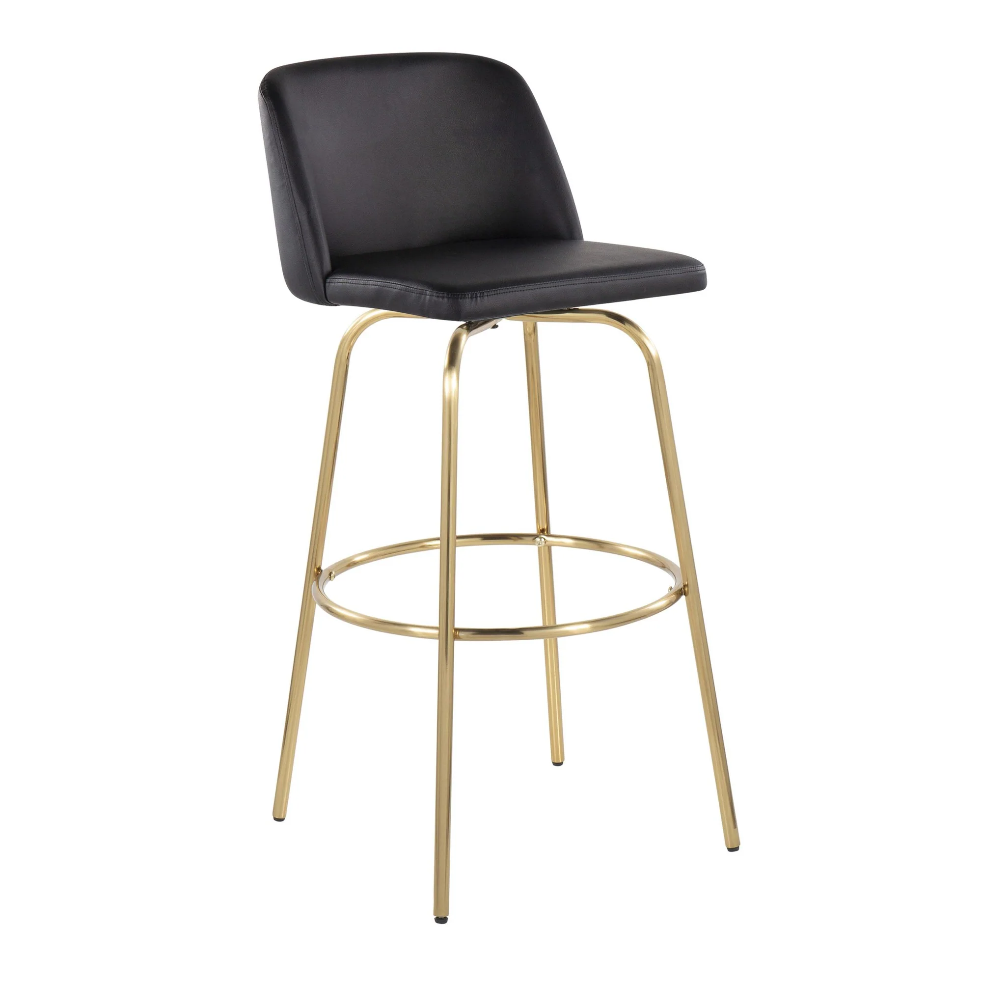 Toriano 30" Fixed-Height Barstool - Set of 2 By LumiSource - B30-TRNOFB-CLARZG2 AUBU2 - Image 36
