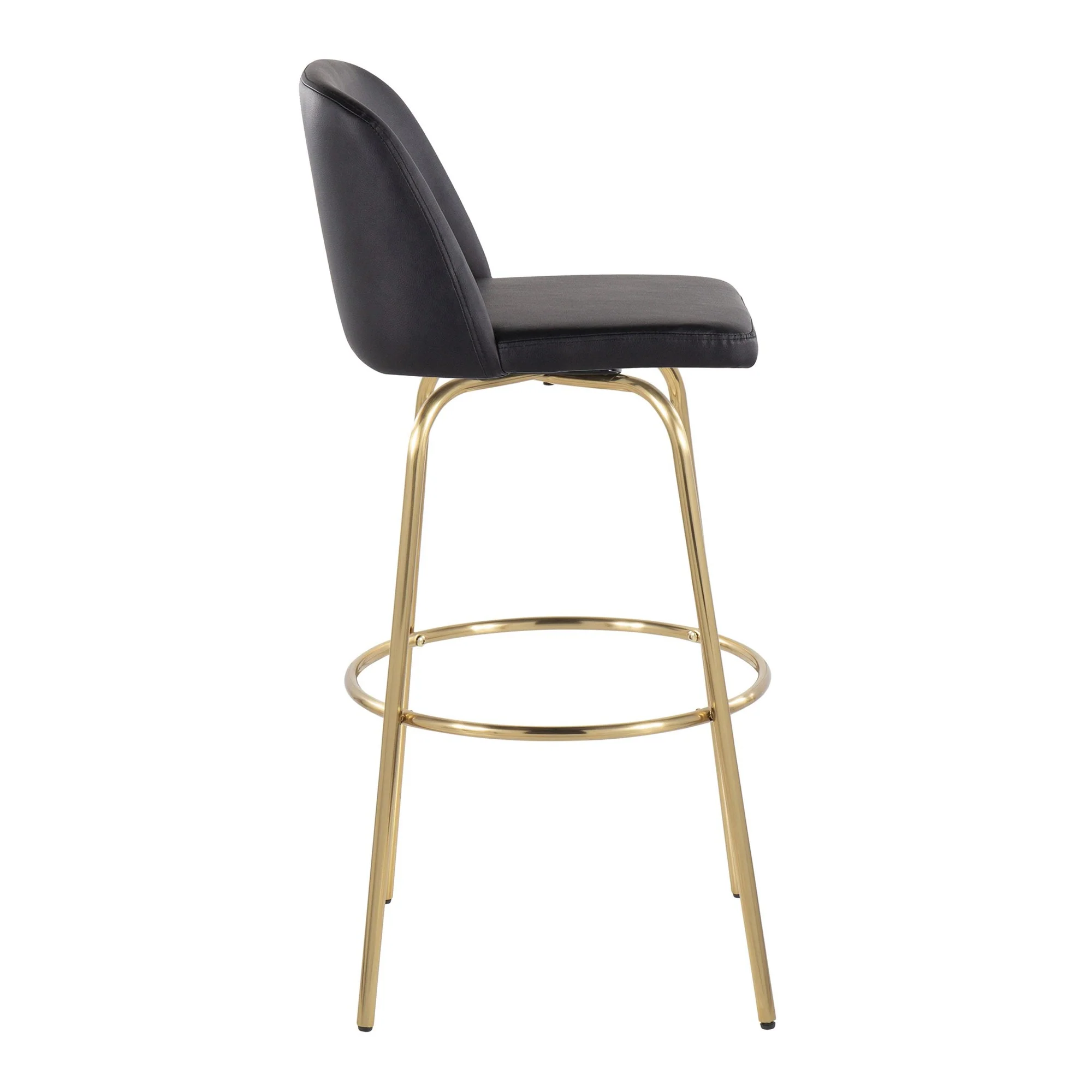 Toriano 30" Fixed-Height Barstool - Set of 2 By LumiSource - B30-TRNOFB-CLARZG2 AUBU2 - Image 37