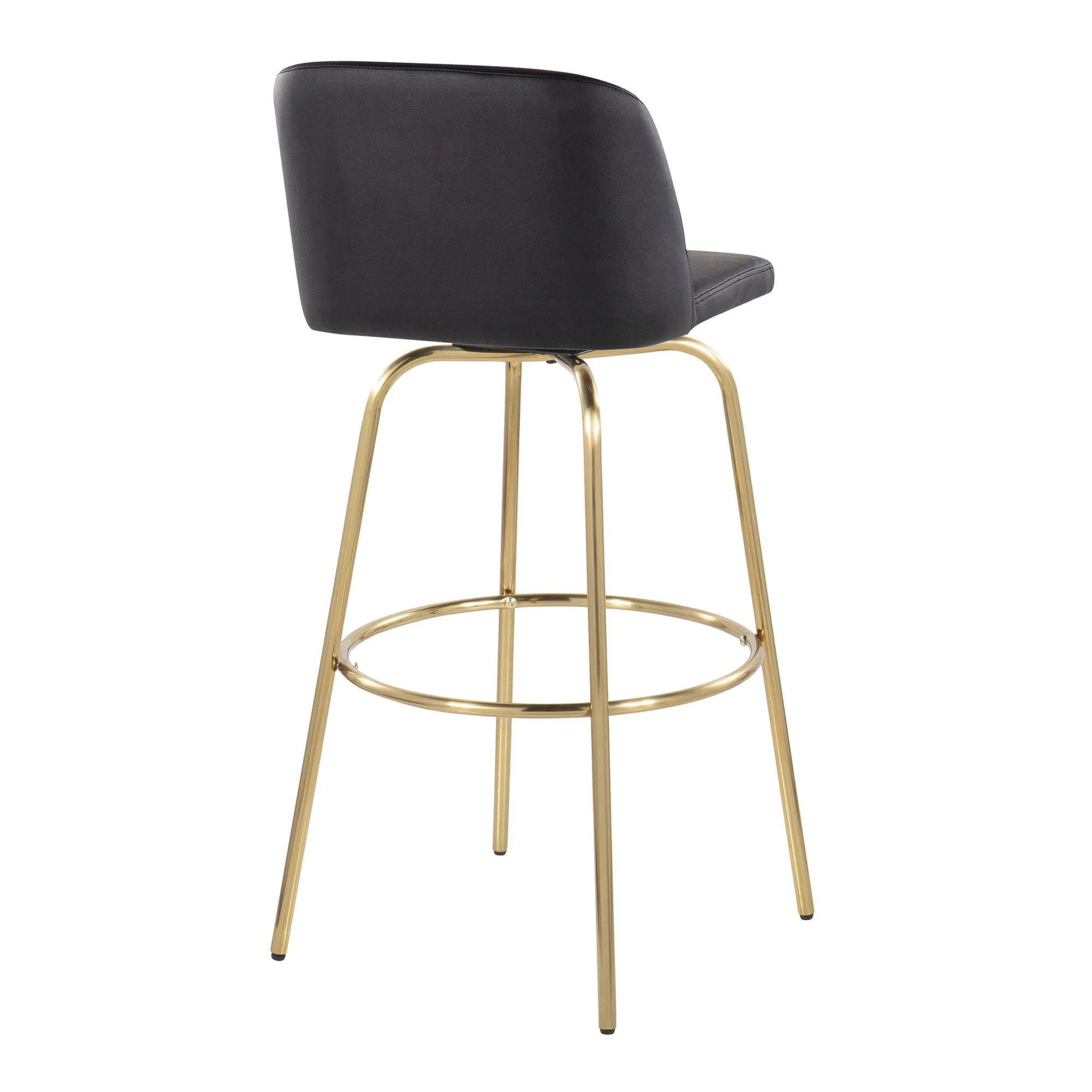 Toriano 30" Fixed-Height Barstool - Set of 2 By LumiSource - B30-TRNOFB-CLARZG2 AUBU2 - Image 38