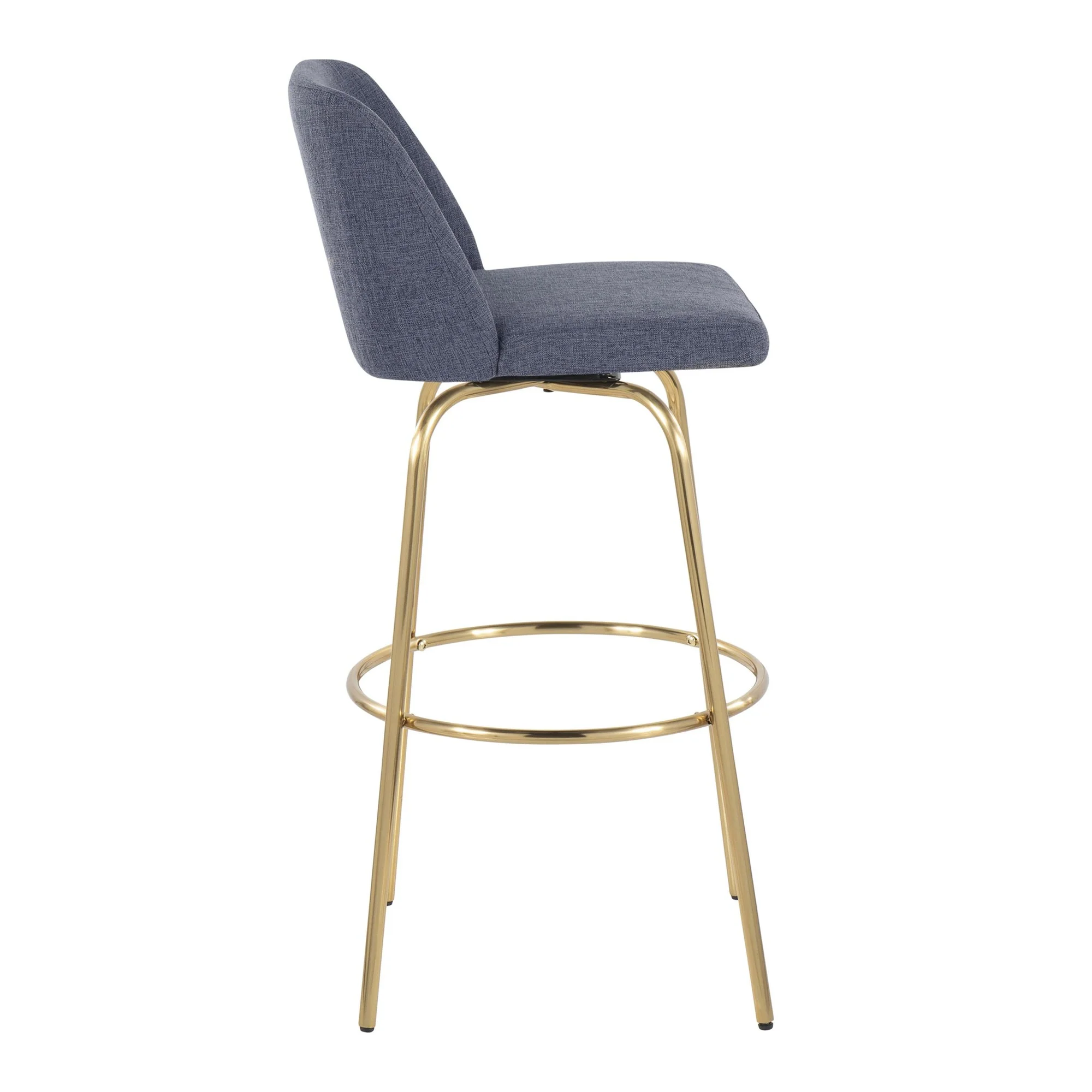 Toriano 30" Fixed-Height Barstool - Set of 2 By LumiSource - B30-TRNOFB-CLARZG2 AUBU2 - Image 7