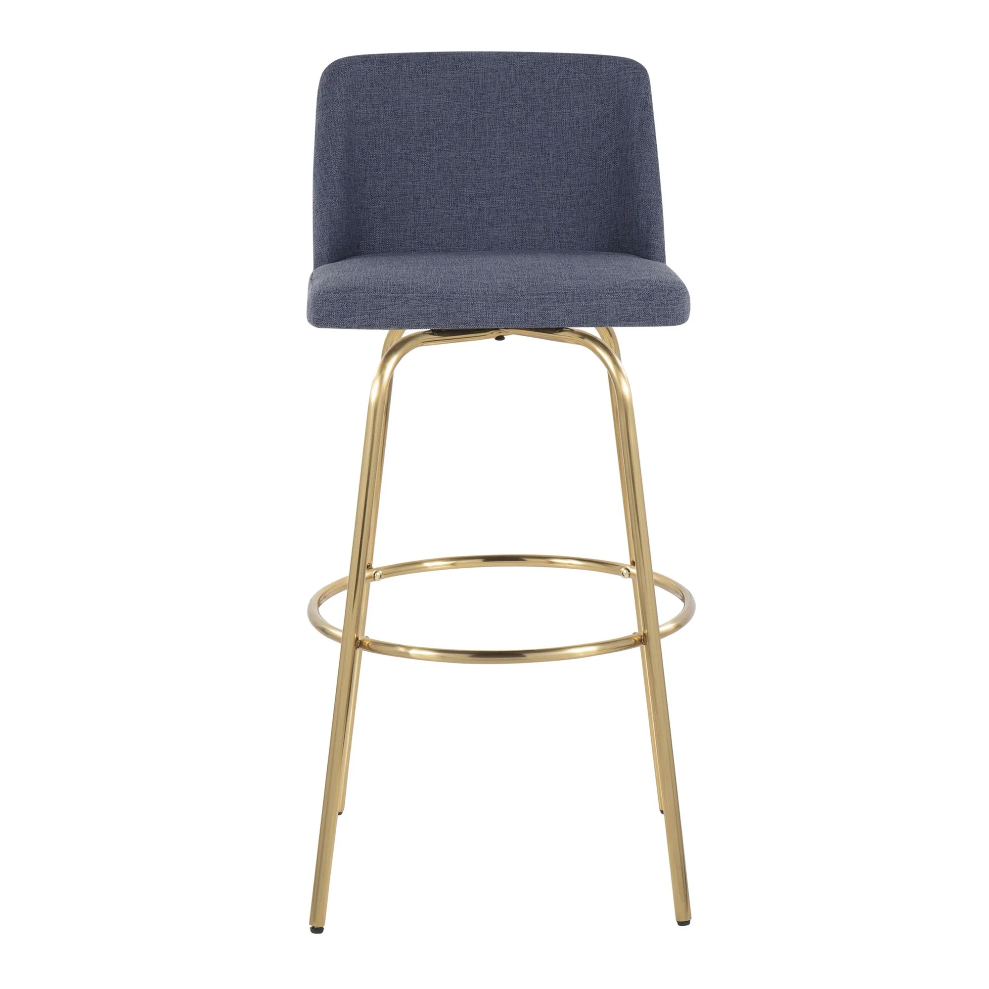 Toriano 30" Fixed-Height Barstool - Set of 2 By LumiSource - B30-TRNOFB-CLARZG2 AUBU2 - Image 9