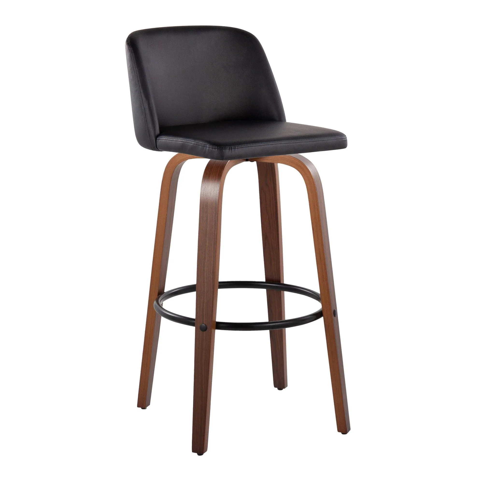 Toriano 30" Fixed-Height Barstool - Set of 2 By LumiSource - B30-TRNOFB-GRTZQ2 WLGY2 - Image 16