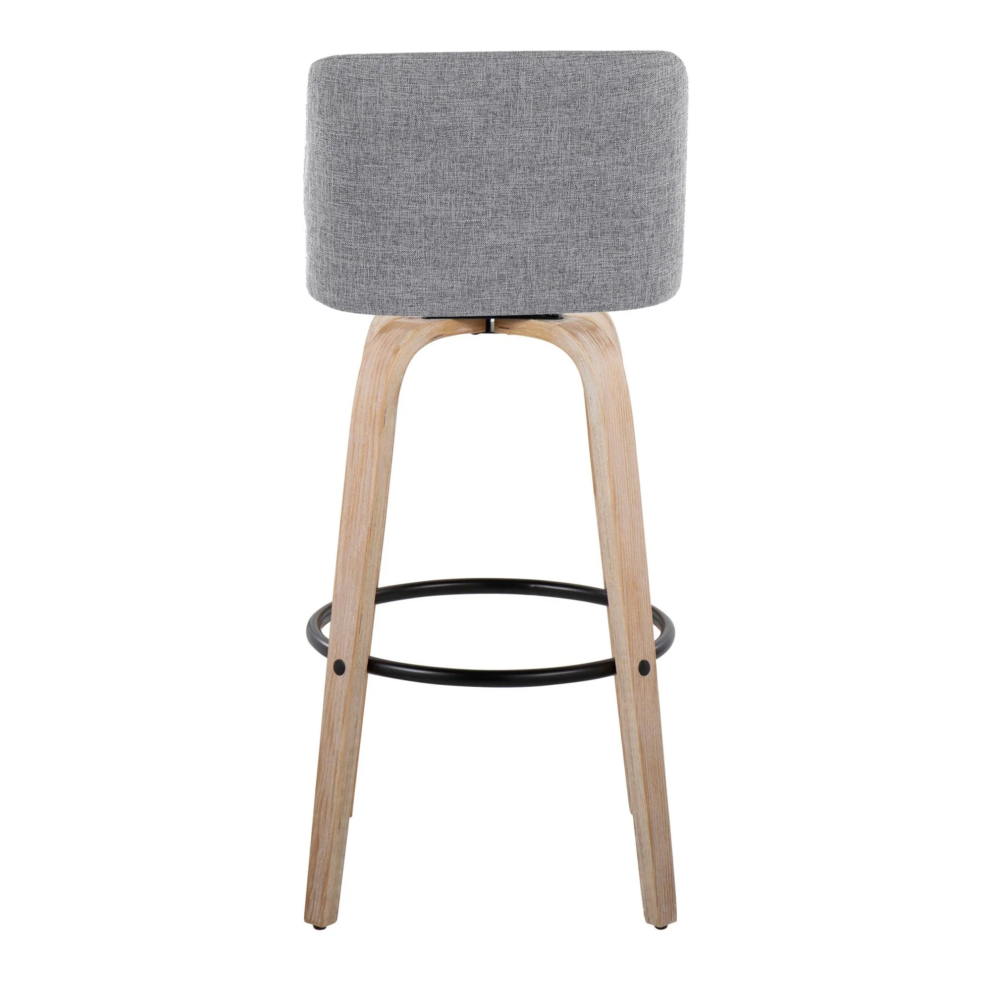 Toriano 30" Fixed-Height Barstool - Set of 2 By LumiSource - B30-TRNOFB-GRTZQ2 WWBU2 - Image 19