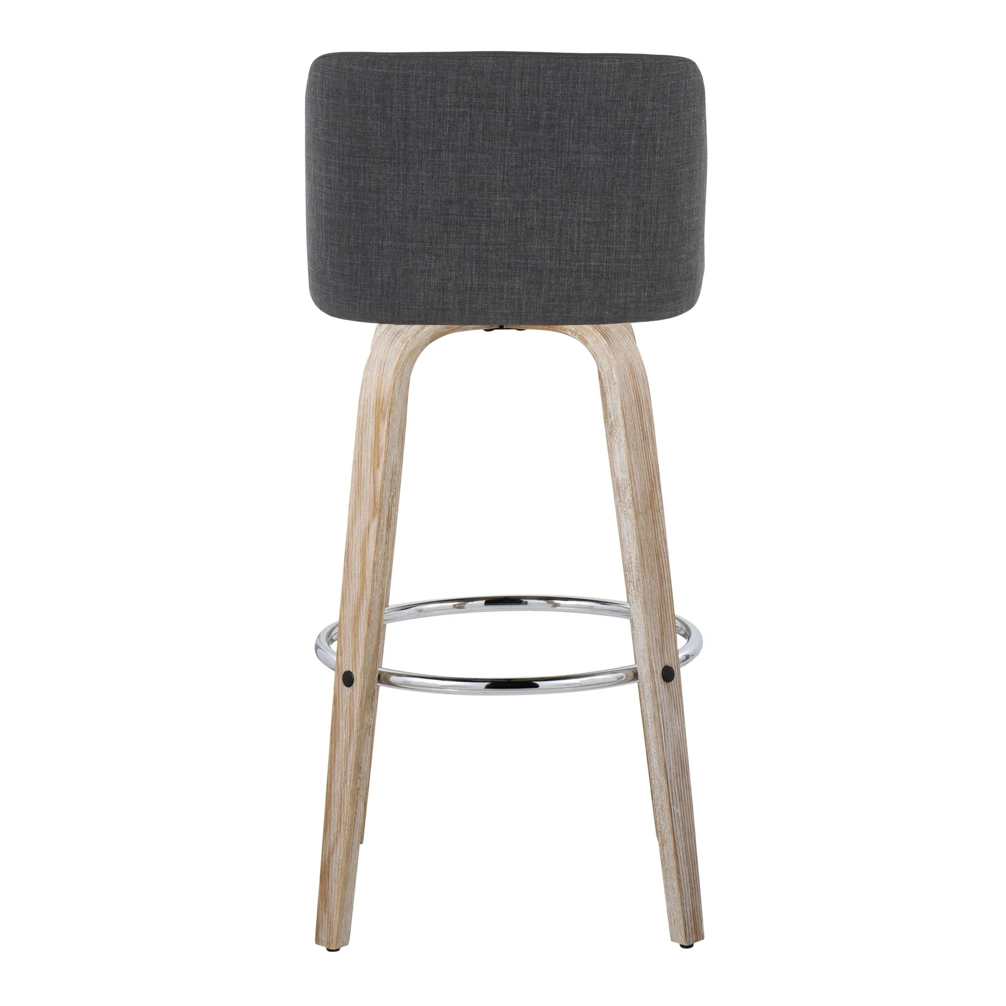 Toriano 30" Fixed-Height Barstool - Set of 2 By LumiSource - B30-TRNOFB-GRTZR2 WWBU2 - Image 16