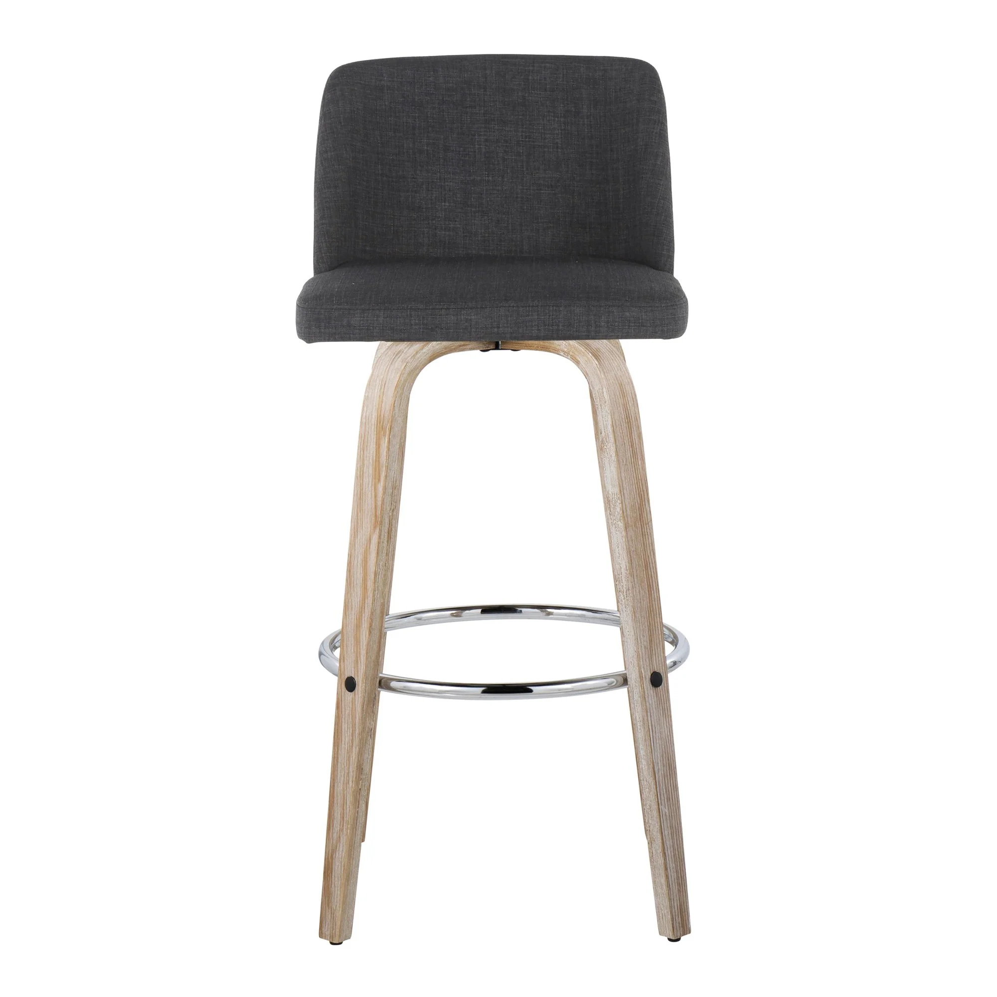 Toriano 30" Fixed-Height Barstool - Set of 2 By LumiSource - B30-TRNOFB-GRTZR2 WWBU2 - Image 18