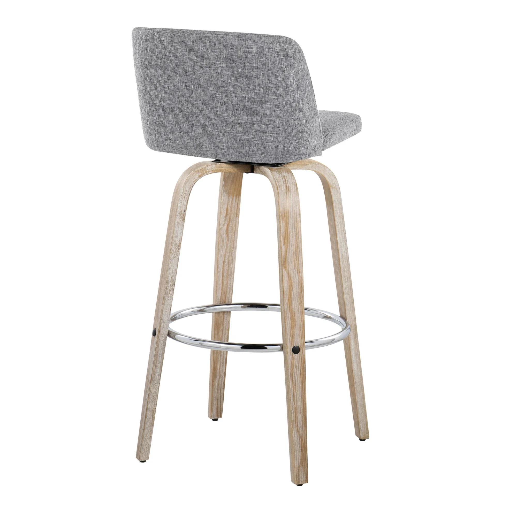 Toriano 30" Fixed-Height Barstool - Set of 2 By LumiSource - B30-TRNOFB-GRTZR2 WWBU2 - Image 26