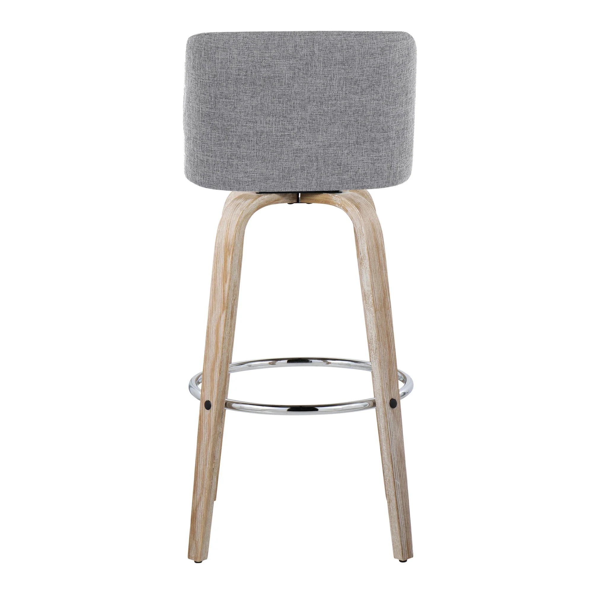 Toriano 30" Fixed-Height Barstool - Set of 2 By LumiSource - B30-TRNOFB-GRTZR2 WWBU2 - Image 28