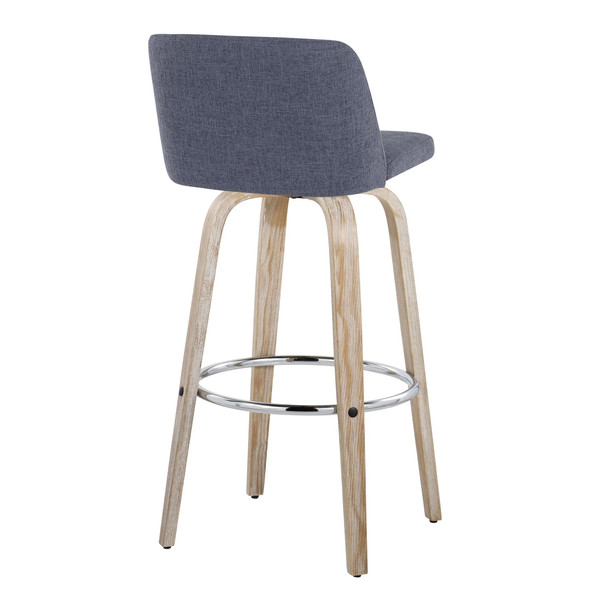 Toriano 30" Fixed-Height Barstool - Set of 2 By LumiSource - B30-TRNOFB-GRTZR2 WWBU2 - Image 8
