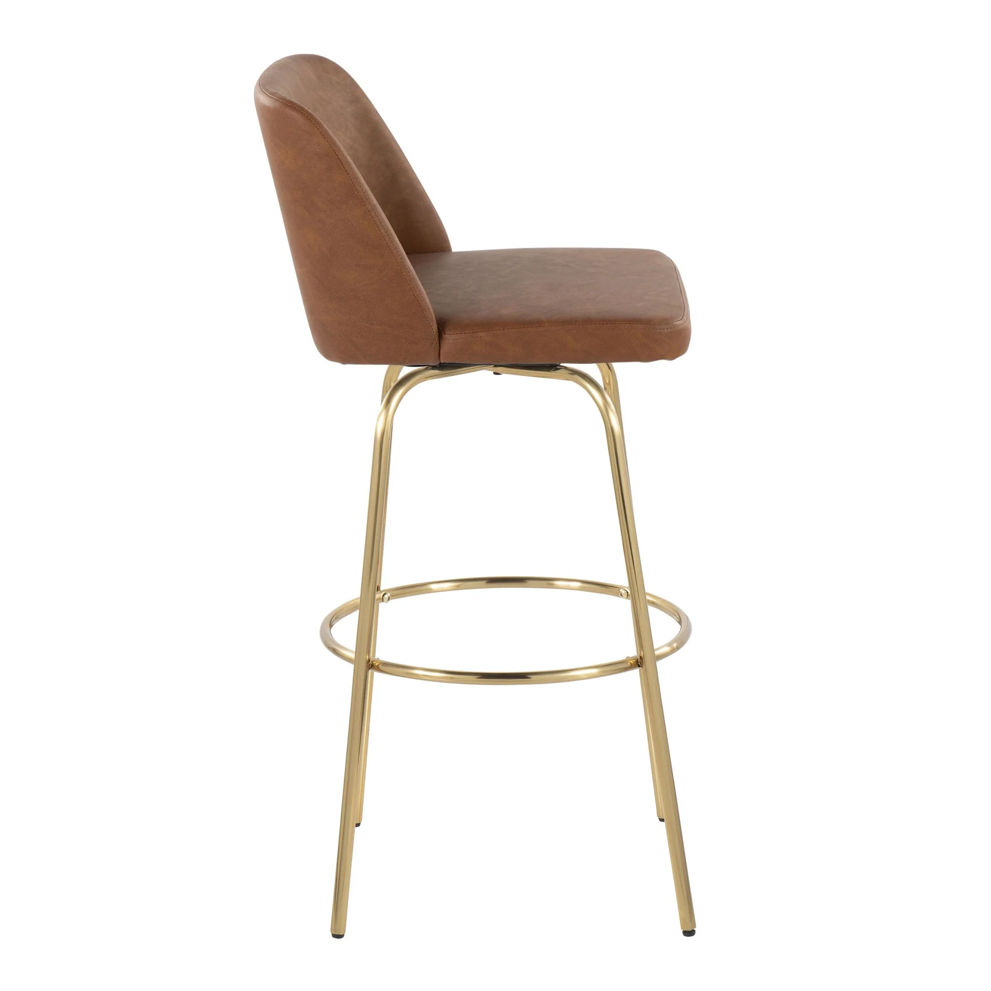 Toriano 30" Fixed-Height Barstool - Set of 2 By LumiSource - B30-TRNOPU-CLARZG2 AUCAM2 - Image 7
