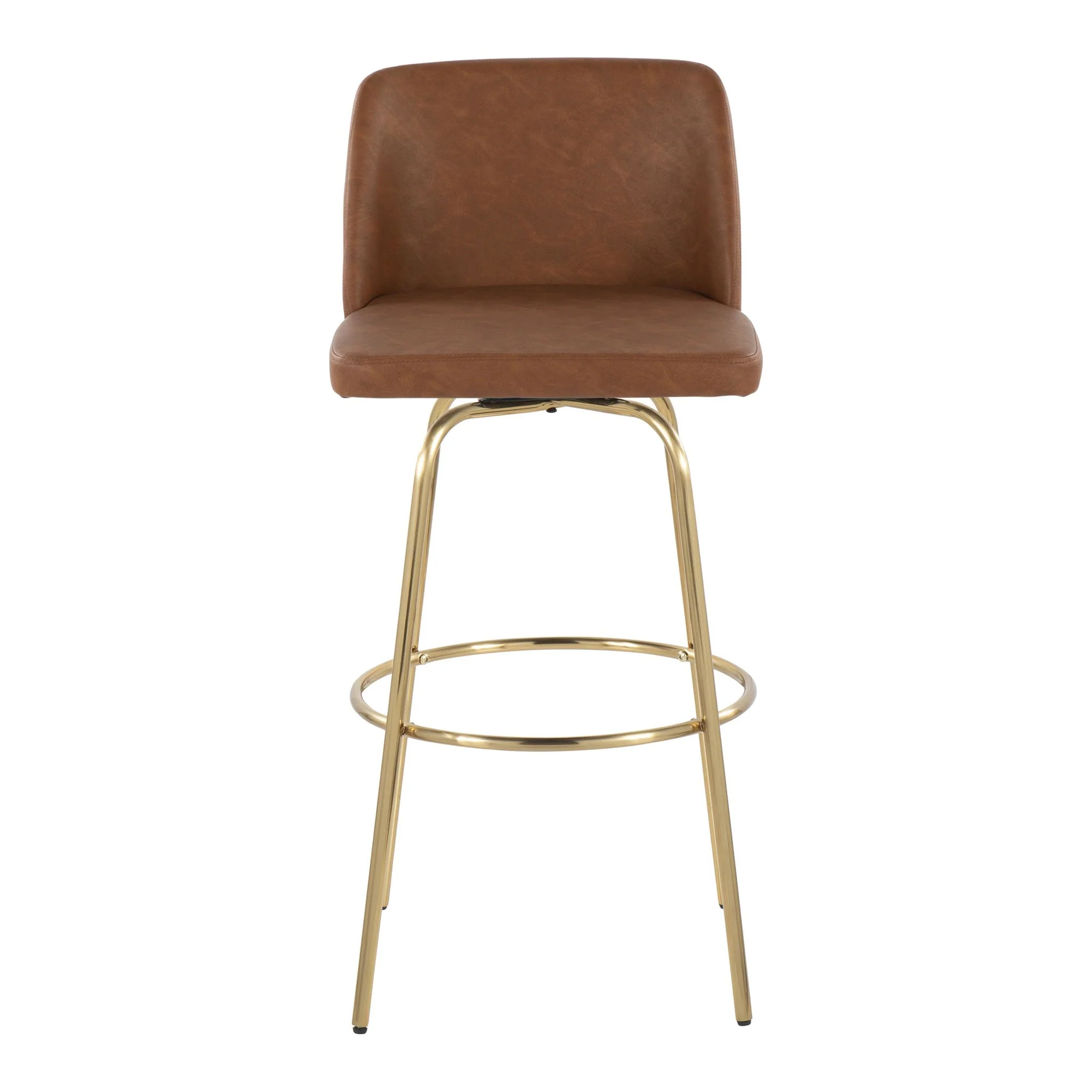 Toriano 30" Fixed-Height Barstool - Set of 2 By LumiSource - B30-TRNOPU-CLARZG2 AUCAM2 - Image 9