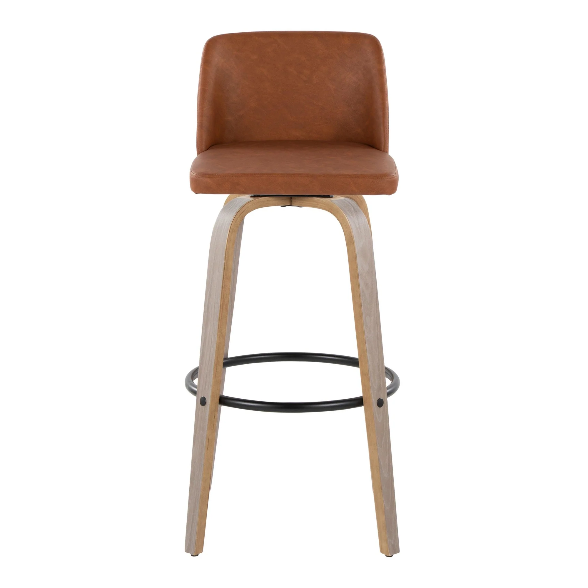 Toriano 30" Fixed-Height Barstool - Set of 2 By LumiSource - B30-TRNOPU-GRTZQ2 LGYBK2 - Image 19