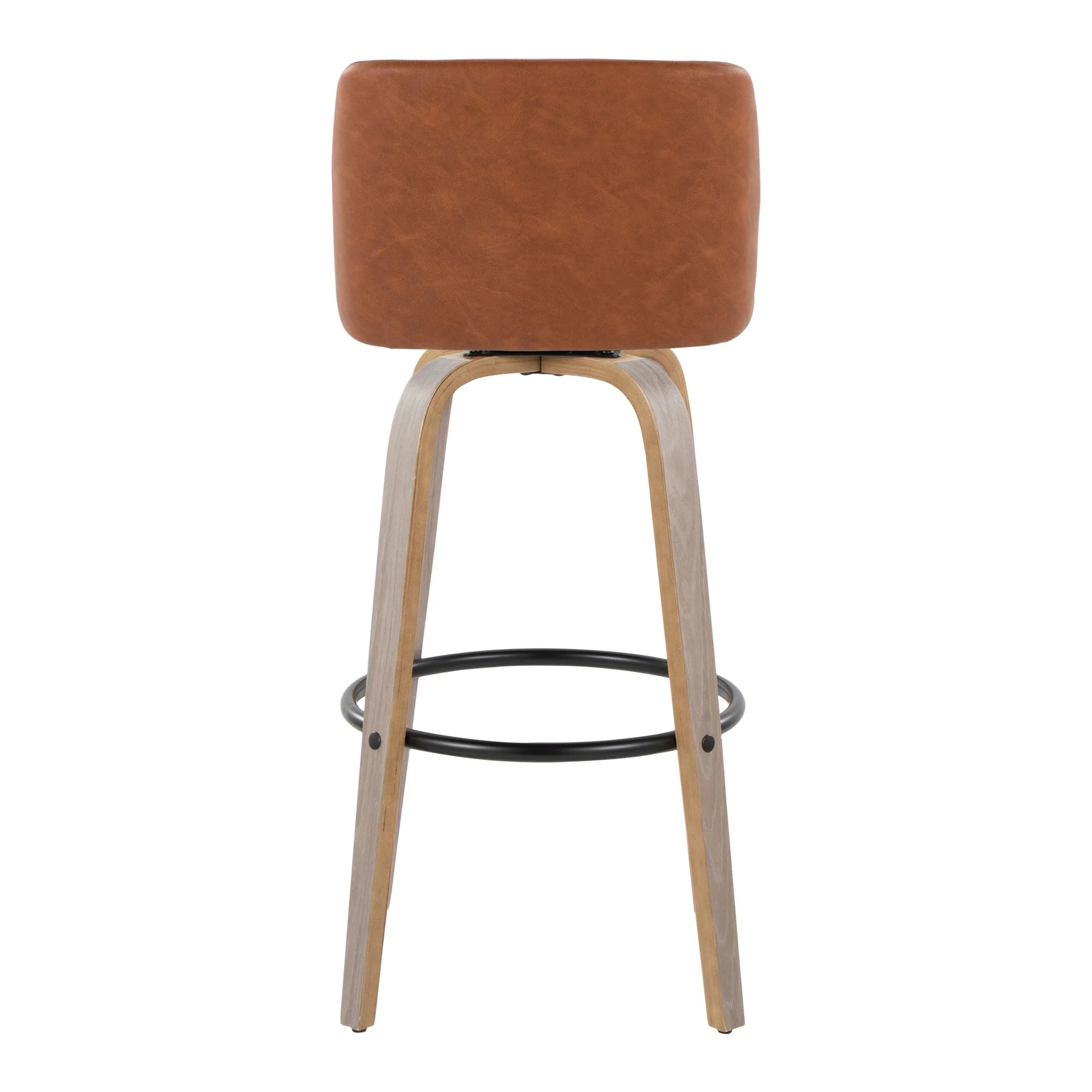 Toriano 30" Fixed-Height Barstool - Set of 2 By LumiSource - B30-TRNOPU-GRTZQ2 LGYBK2 - Image 20