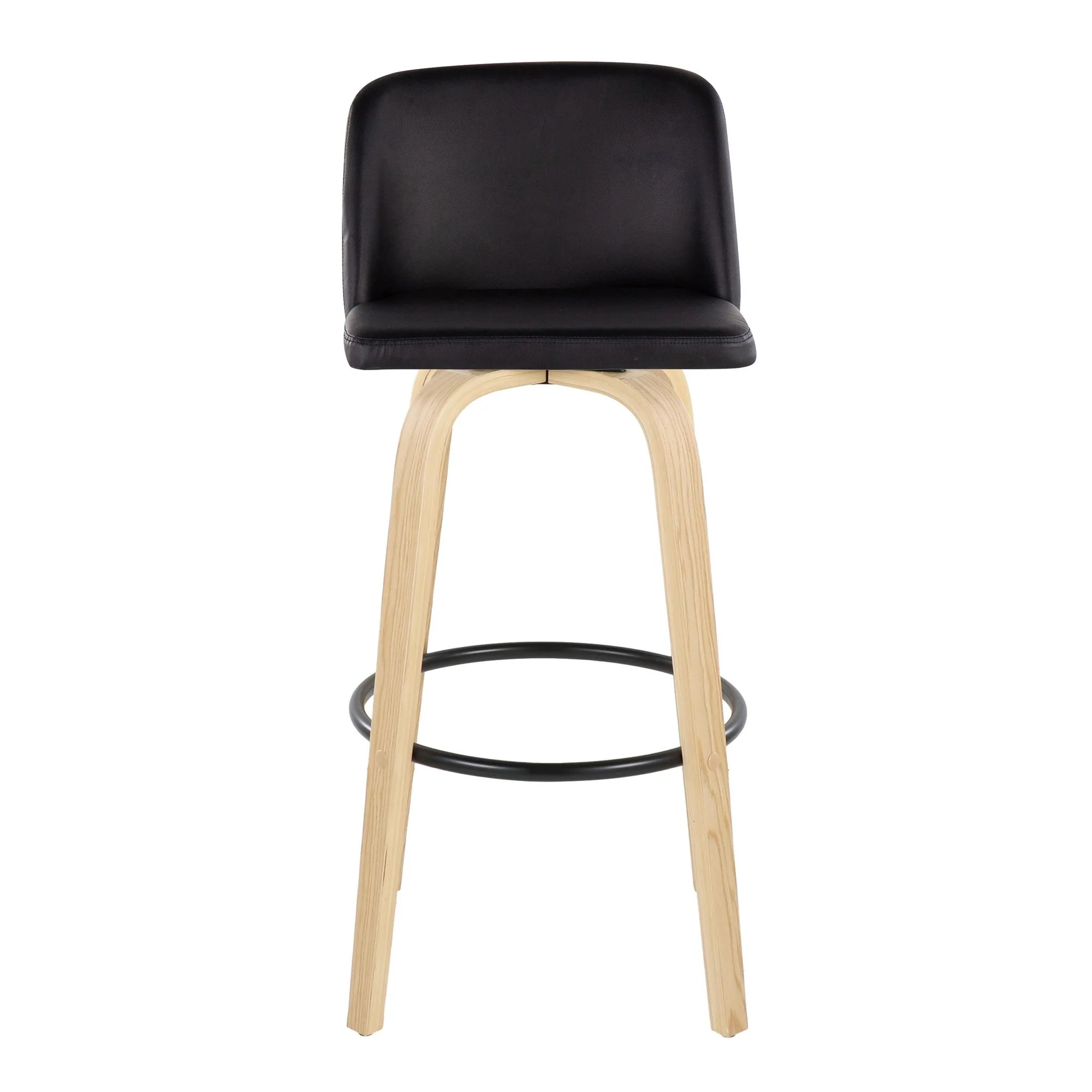 Toriano 30" Fixed-Height Barstool - Set of 2 By LumiSource - B30-TRNOPU-GRTZQ2 LGYBK2 - Image 39