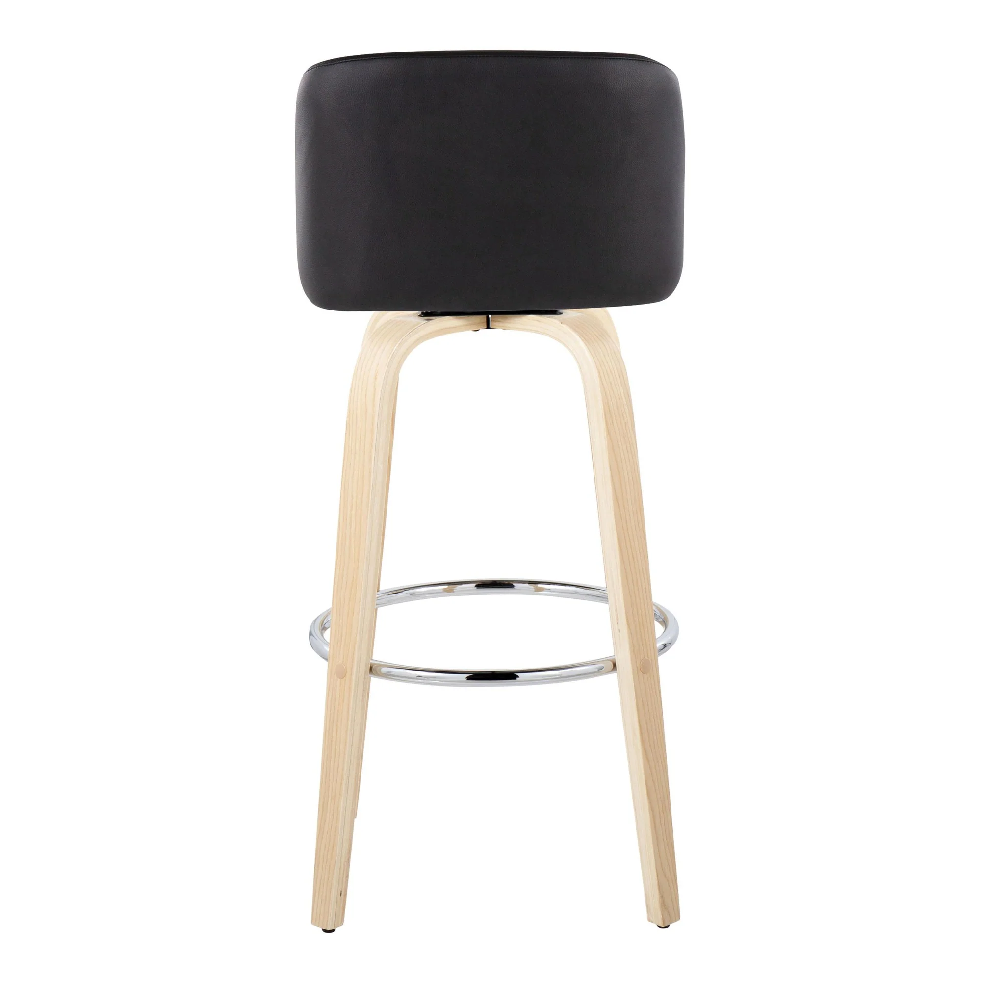 Toriano 30" Fixed-Height Barstool - Set of 2 By LumiSource - B30-TRNOPU-GRTZR2 NABK2 - Image 10