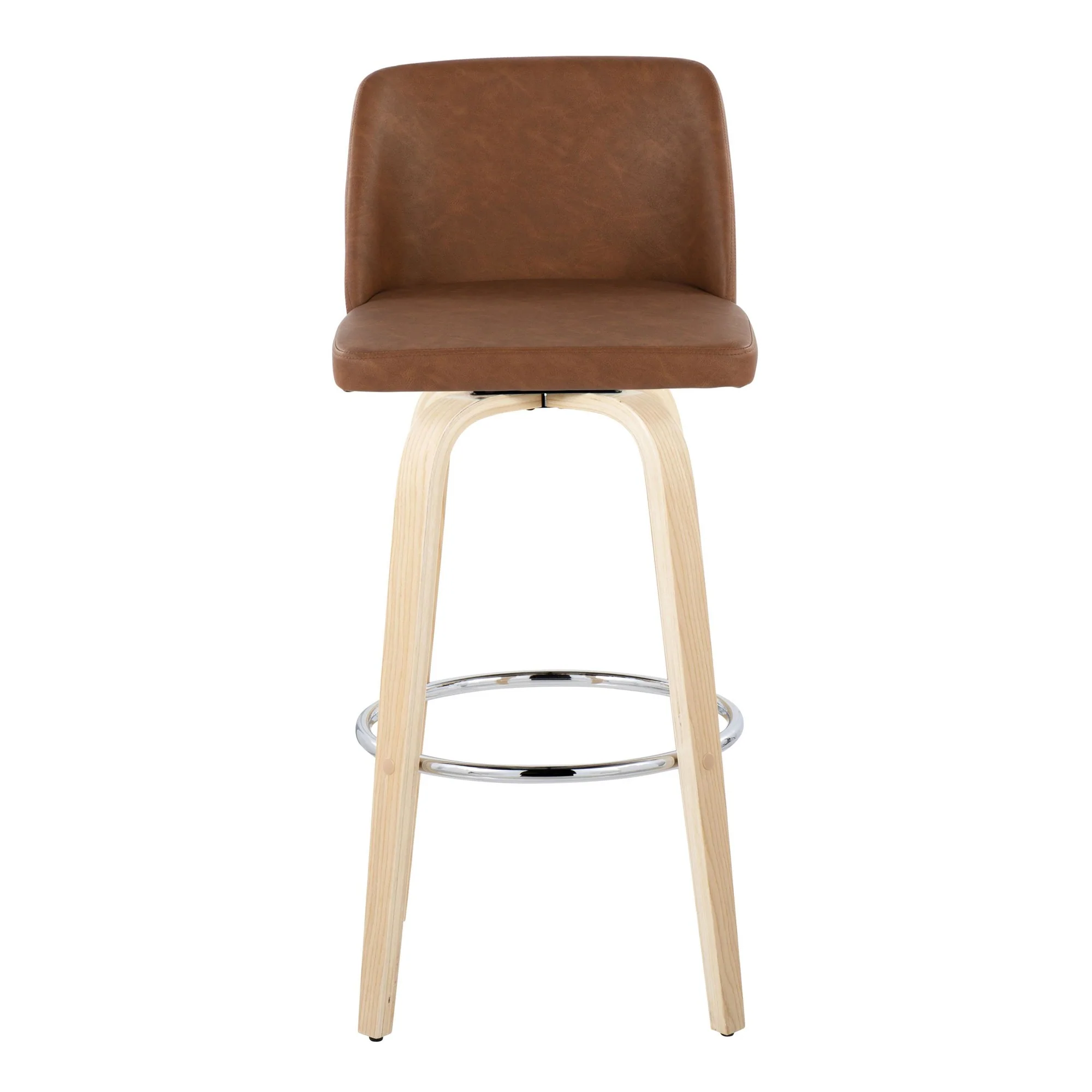 Toriano 30" Fixed-Height Barstool - Set of 2 By LumiSource - B30-TRNOPU-GRTZR2 NABK2 - Image 19