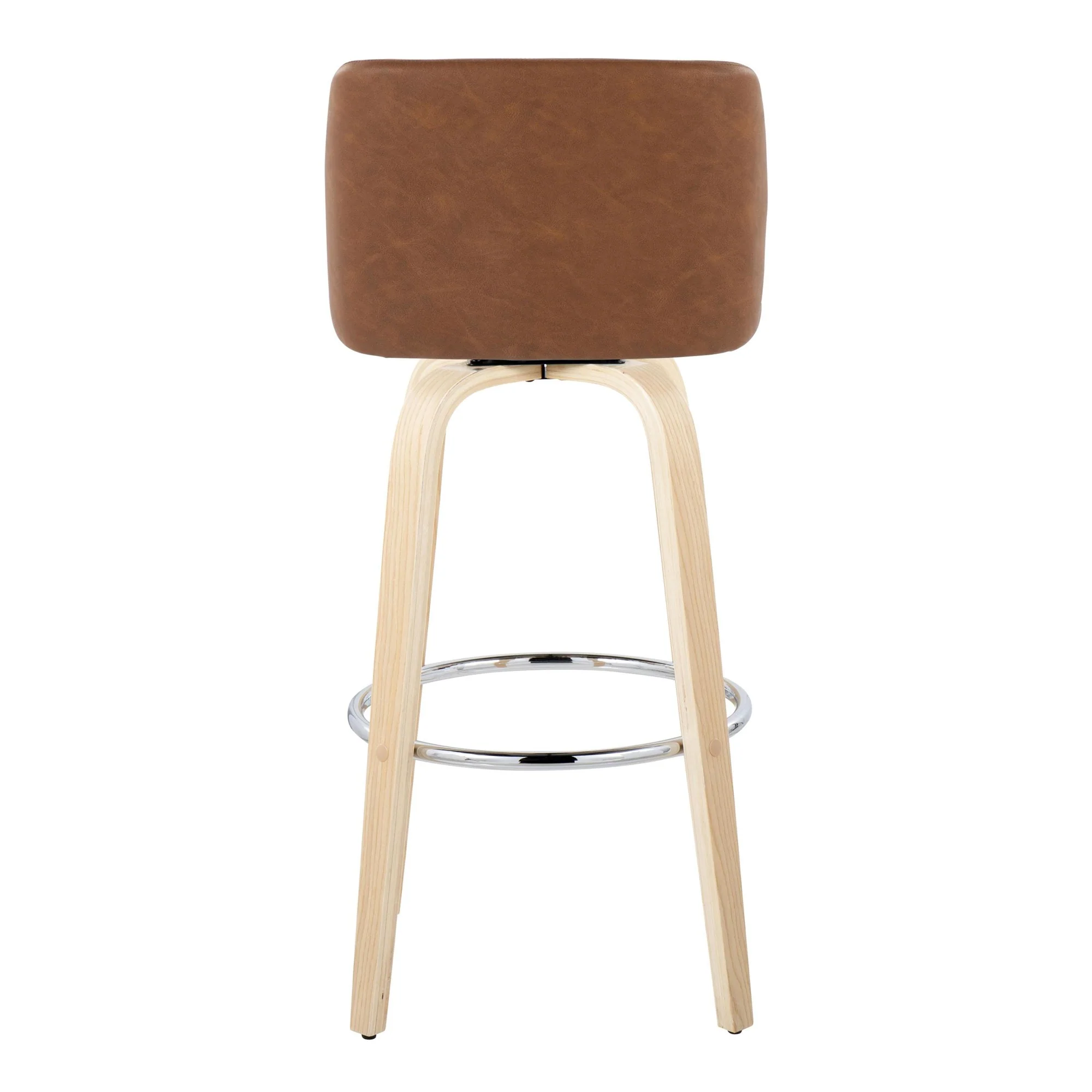 Toriano 30" Fixed-Height Barstool - Set of 2 By LumiSource - B30-TRNOPU-GRTZR2 NABK2 - Image 20