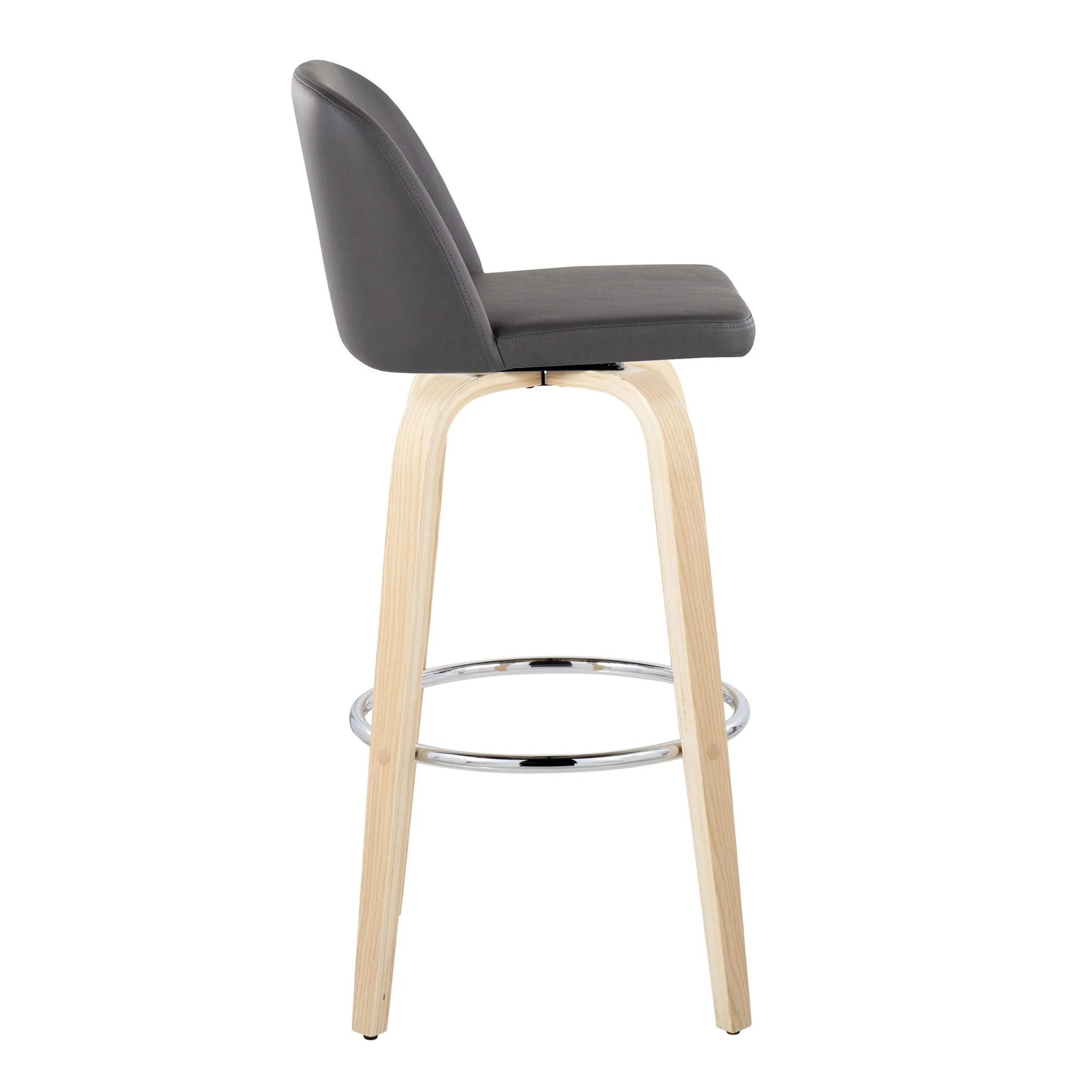 Toriano 30" Fixed-Height Barstool - Set of 2 By LumiSource - B30-TRNOPU-GRTZR2 NABK2 - Image 27