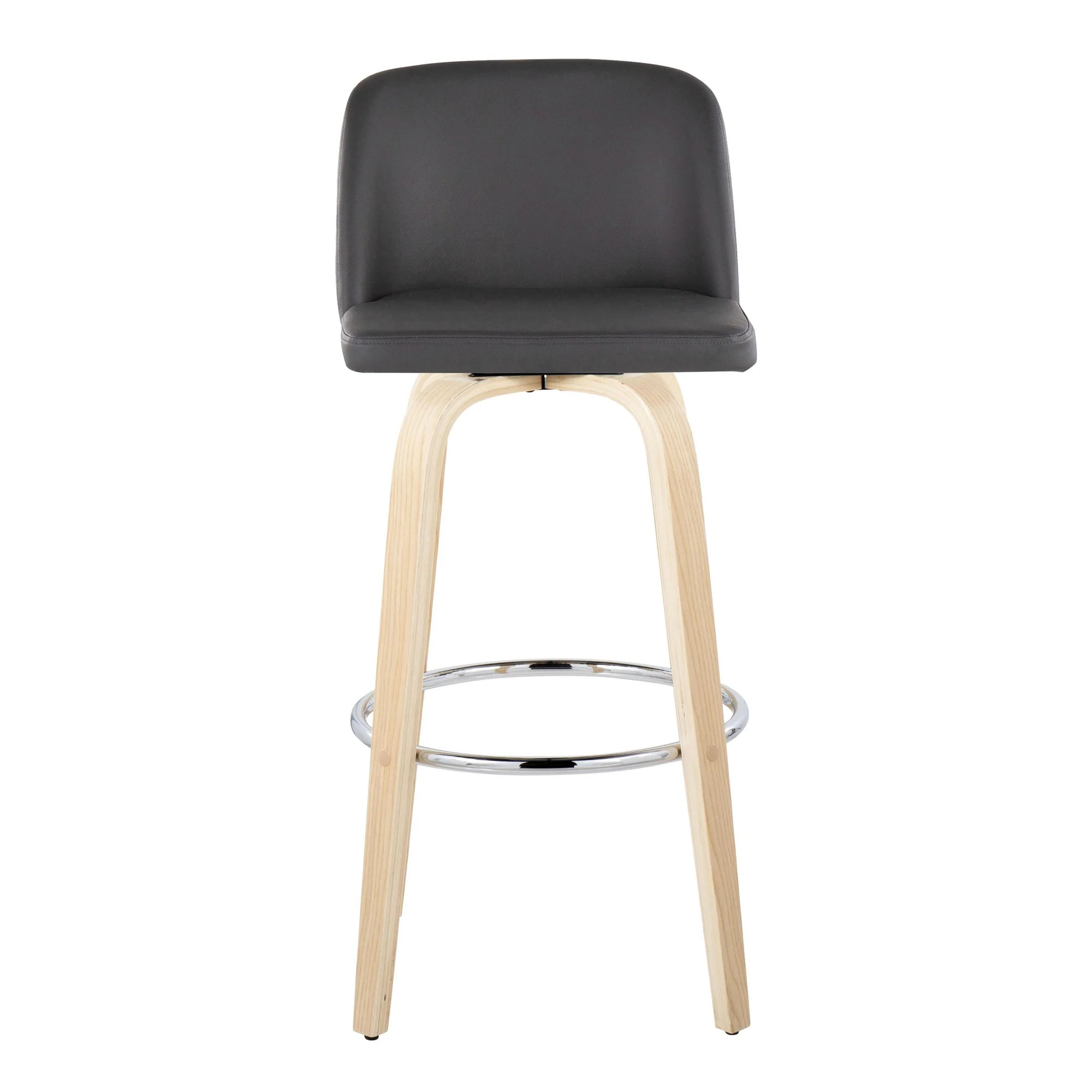 Toriano 30" Fixed-Height Barstool - Set of 2 By LumiSource - B30-TRNOPU-GRTZR2 NABK2 - Image 29