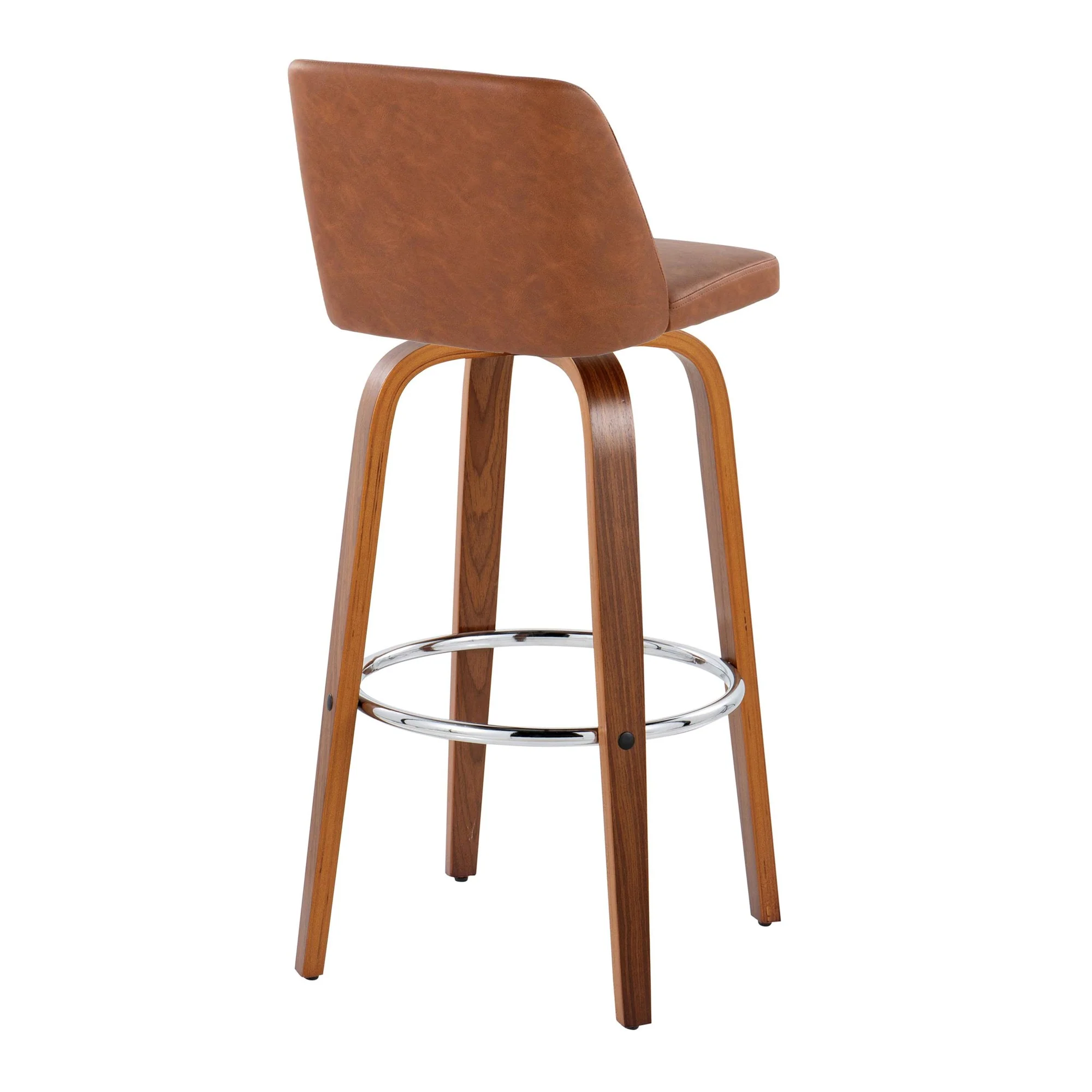 Toriano 30" Fixed-Height Barstool - Set of 2 By LumiSource - B30-TRNOPU-GRTZR2 WLBK2 - Image 18
