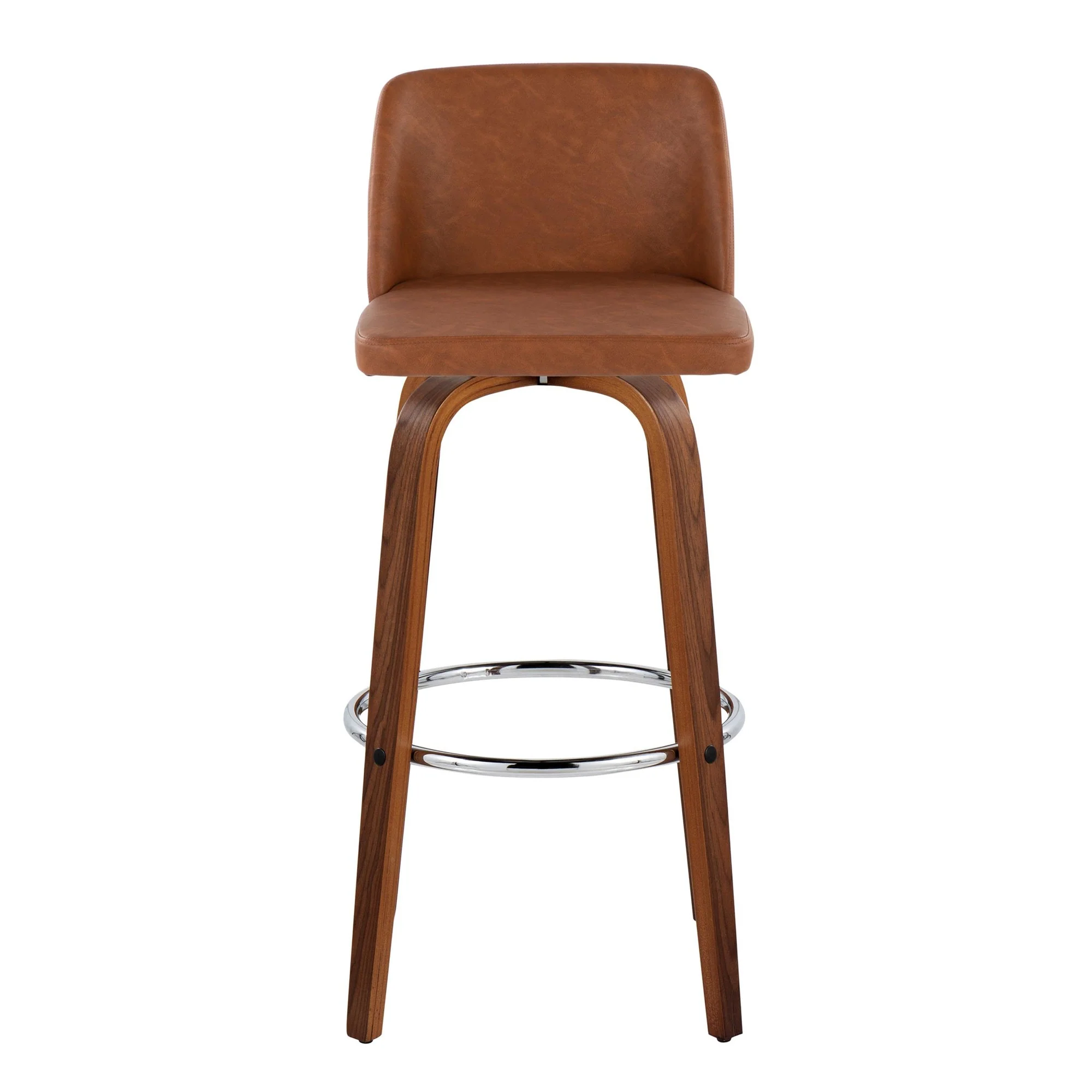 Toriano 30" Fixed-Height Barstool - Set of 2 By LumiSource - B30-TRNOPU-GRTZR2 WLBK2 - Image 19