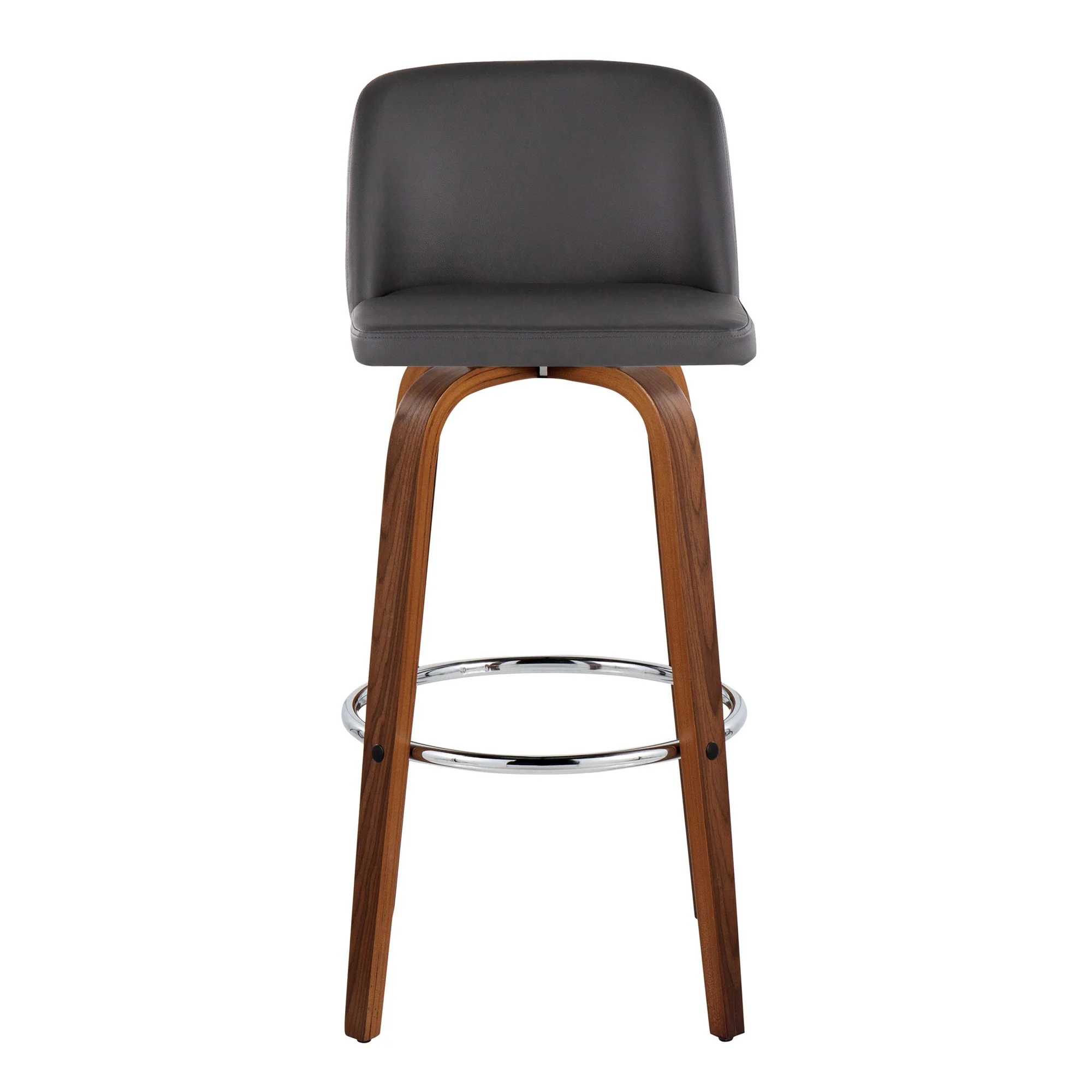 Toriano 30" Fixed-Height Barstool - Set of 2 By LumiSource - B30-TRNOPU-GRTZR2 WLBK2 - Image 29