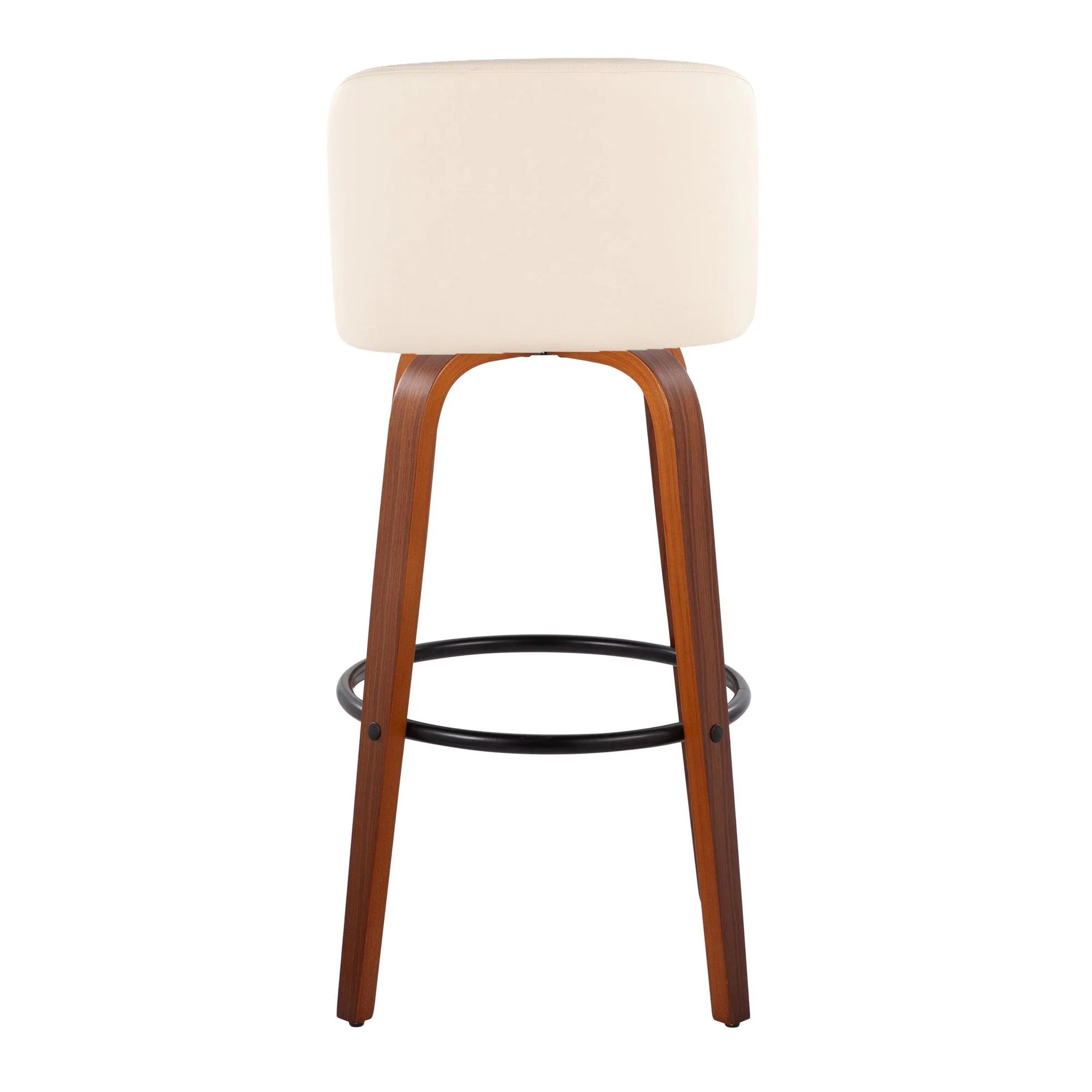 Toriano 30" Fixed Height Barstool - Set of 2 Cream By LumiSource - Image 5