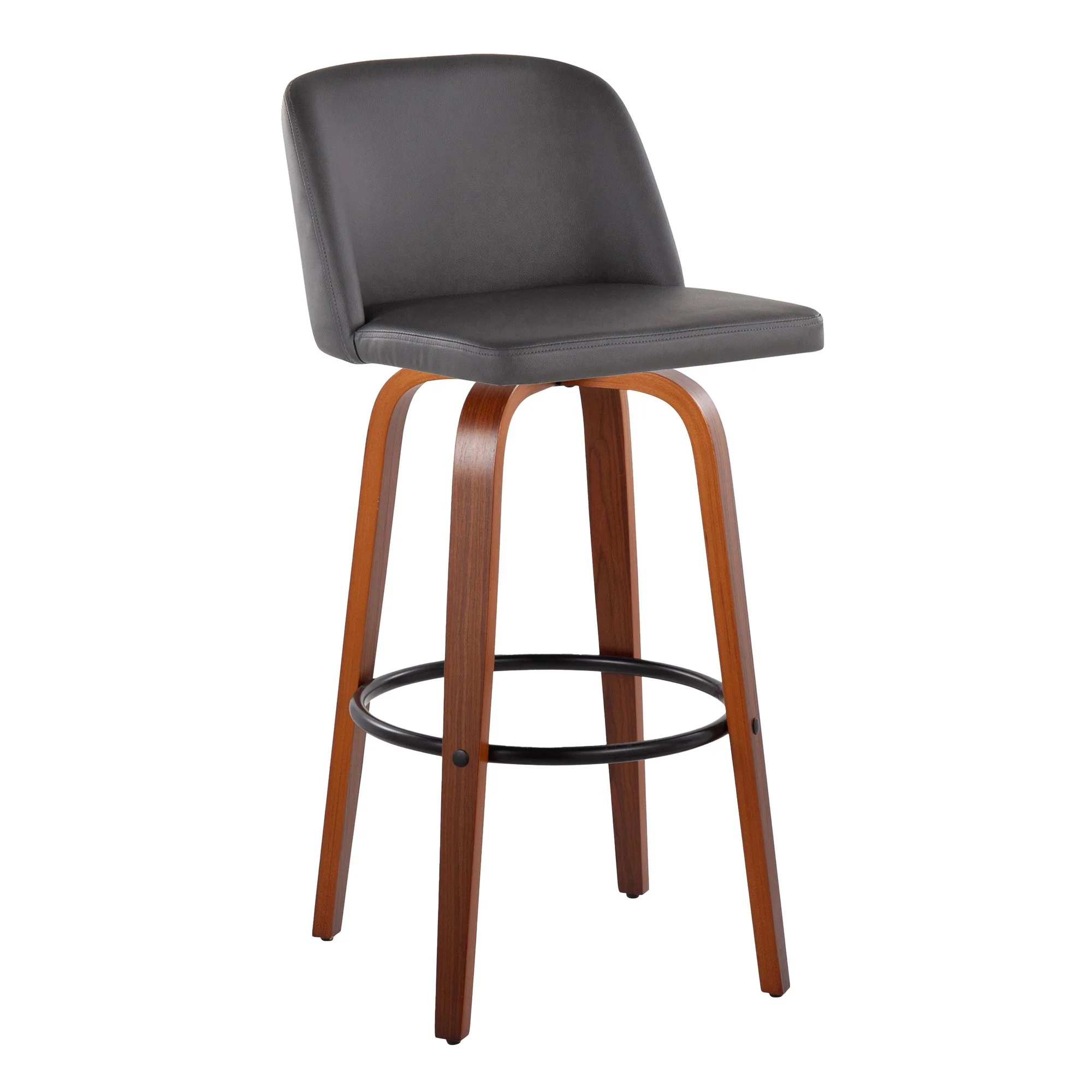 Toriano 30" Fixed Height Barstool - Set of 2 Cream By LumiSource - Image 7