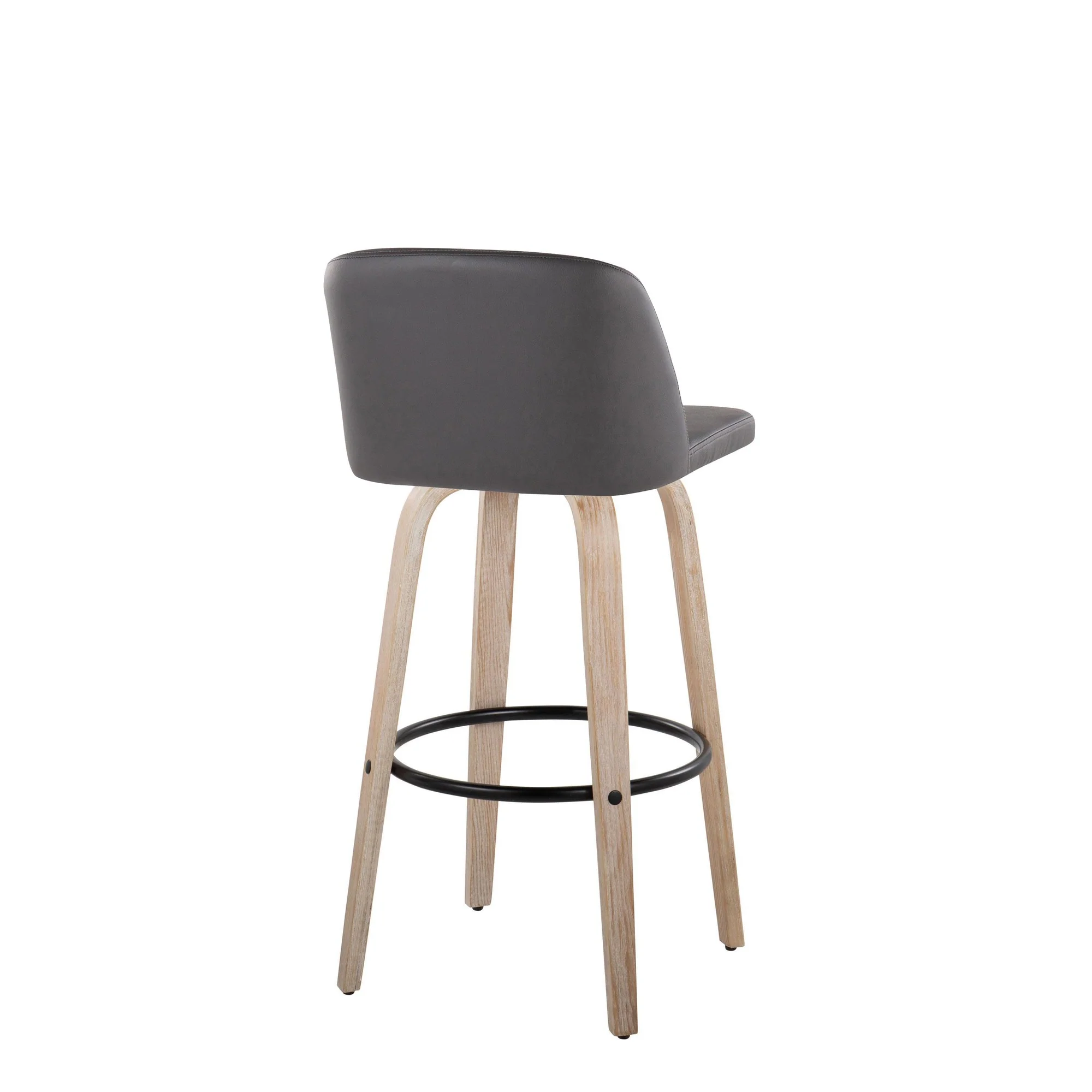 Toriano 30" Fixed Height Barstool - Set of 2 Cream By LumiSource - Image 10
