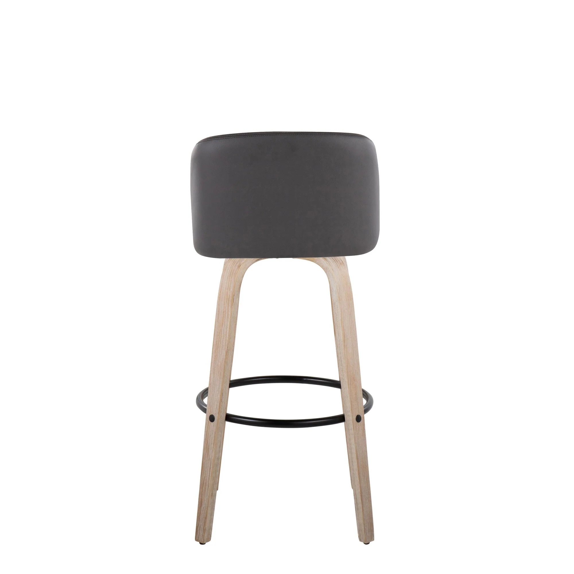 Toriano 30" Fixed Height Barstool - Set of 2 Cream By LumiSource - Image 11