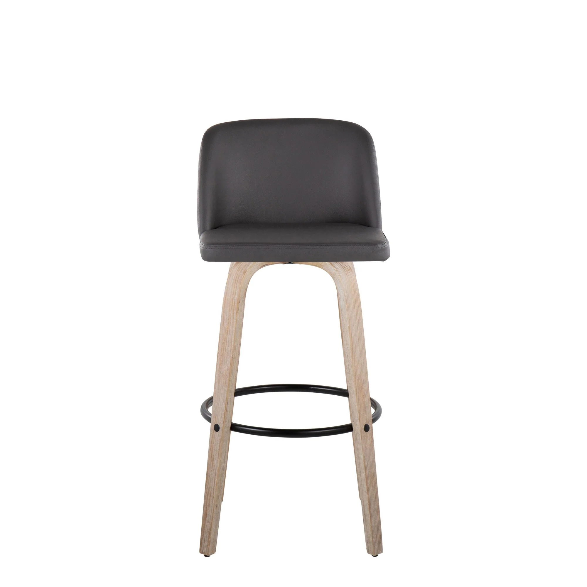 Toriano 30" Fixed Height Barstool - Set of 2 Cream By LumiSource - Image 12