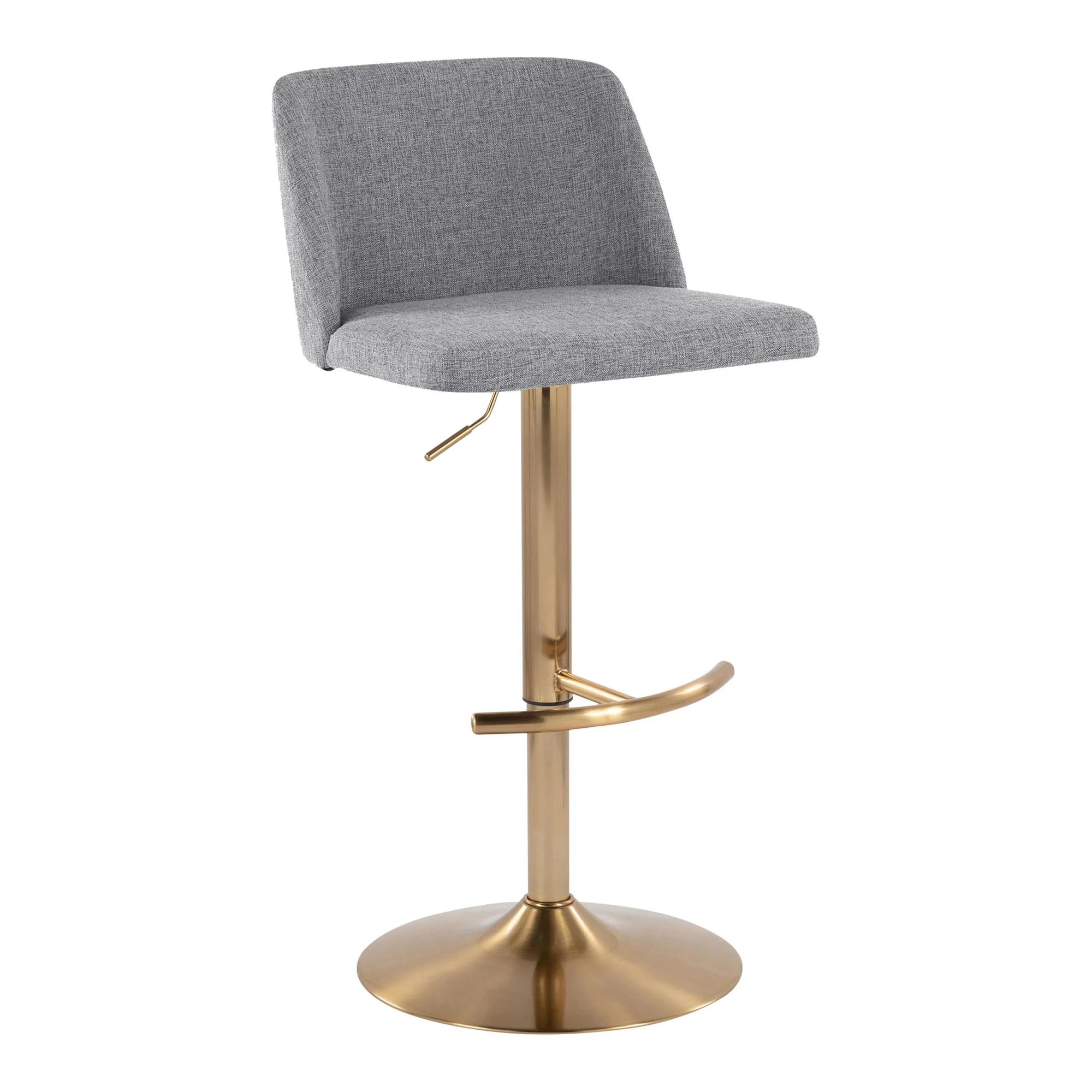 Toriano Adjustable Barstool - Set of 2 By LumiSource - BS-TRNOFB-RT2 AUBU2 - Image 17