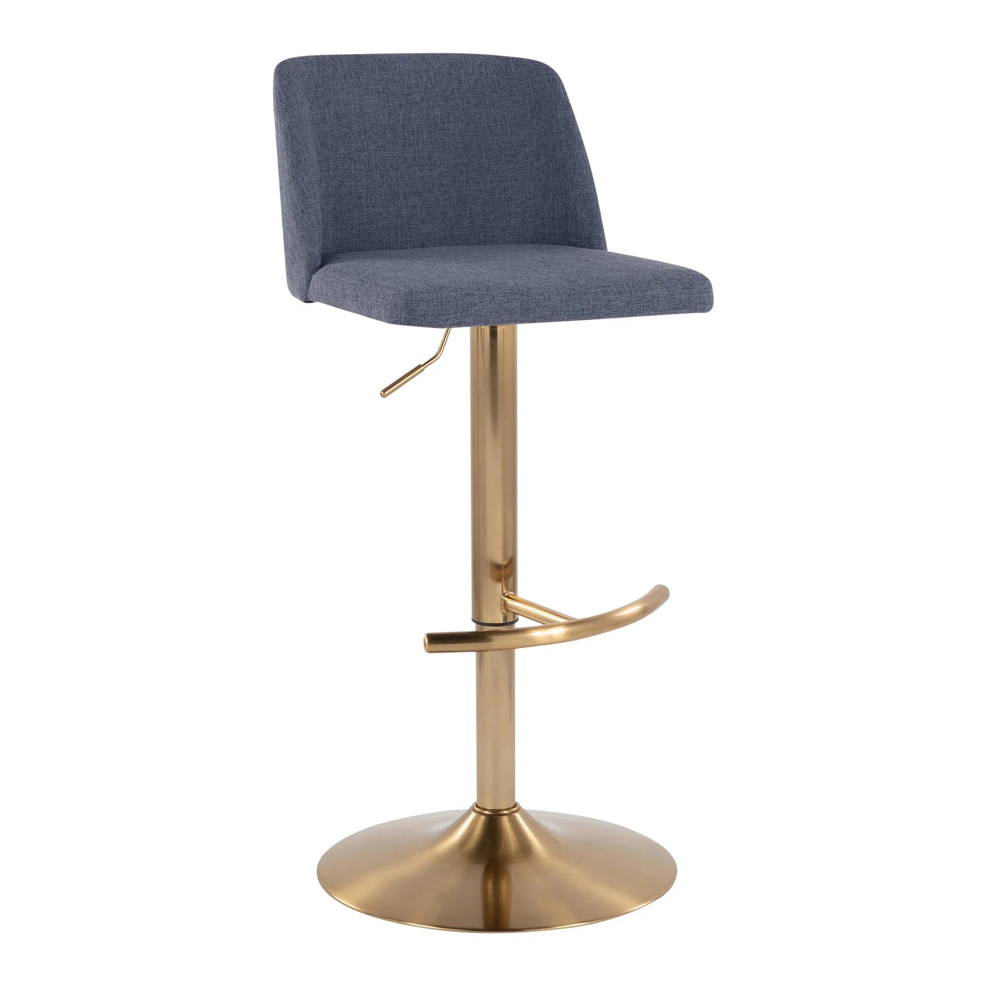 Toriano Adjustable Barstool - Set of 2 By LumiSource - BS-TRNOFB-RT2 AUBU2 - Image 3