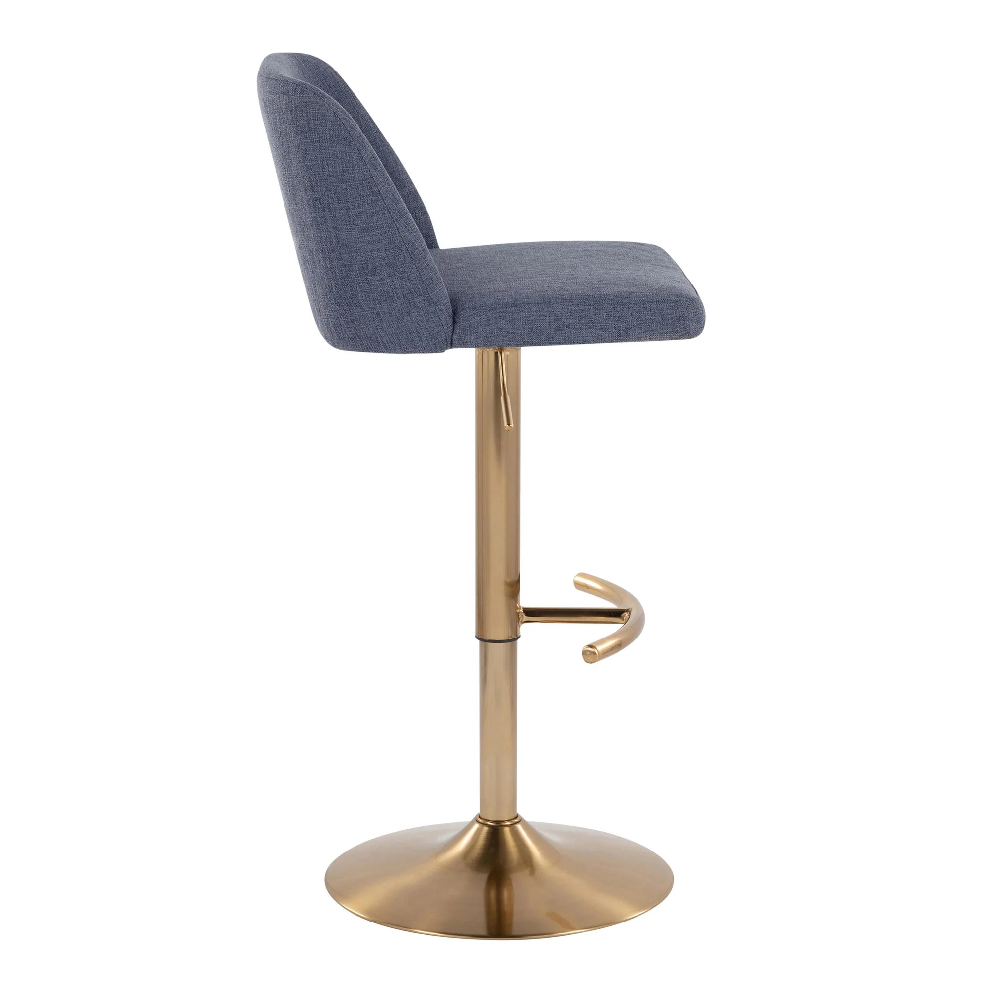 Toriano Adjustable Barstool - Set of 2 By LumiSource - BS-TRNOFB-RT2 AUBU2 - Image 4