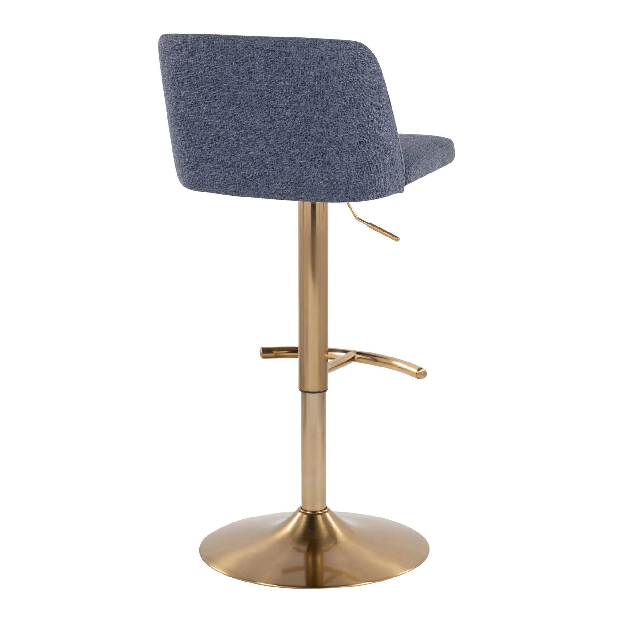 Toriano Adjustable Barstool - Set of 2 By LumiSource - BS-TRNOFB-RT2 AUBU2 - Image 5