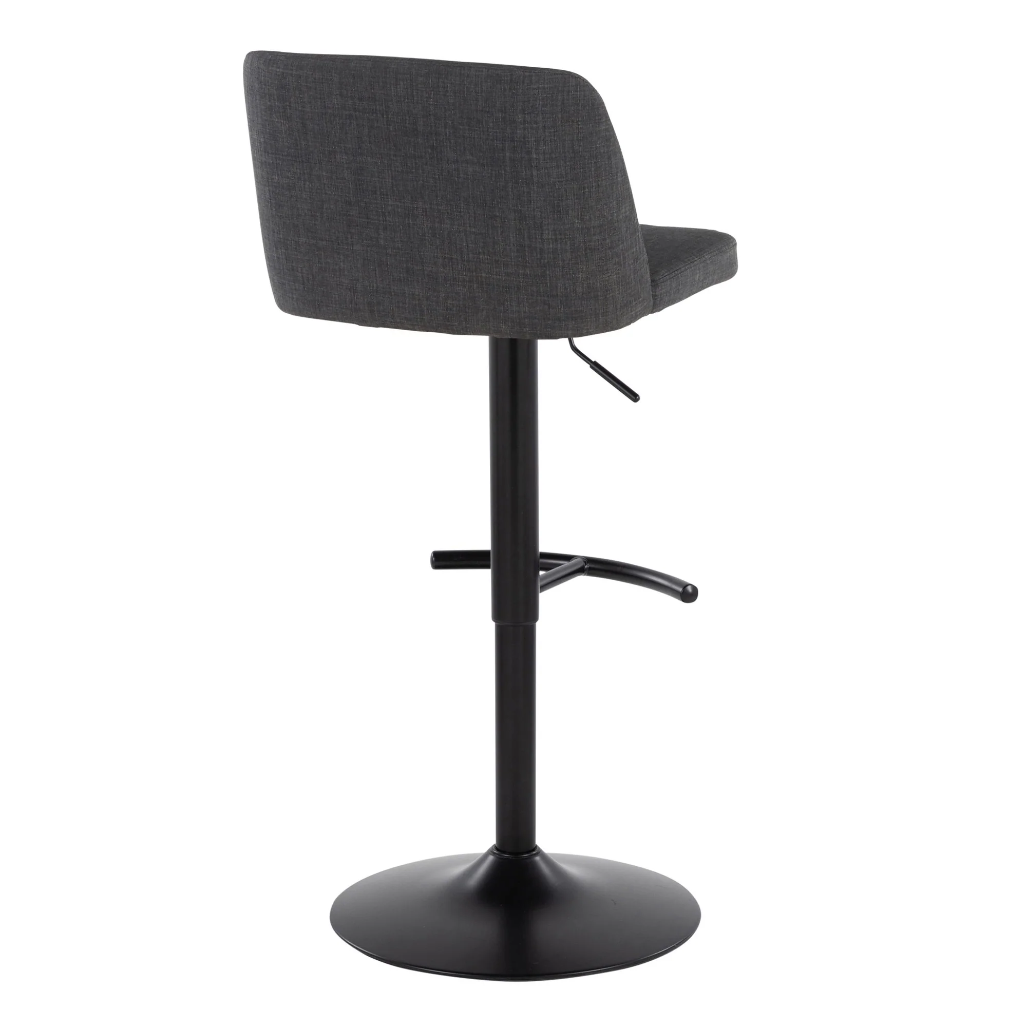 Toriano Adjustable Barstool - Set of 2 By LumiSource - BS-TRNOFB-RT2 BKBU2 - Image 12