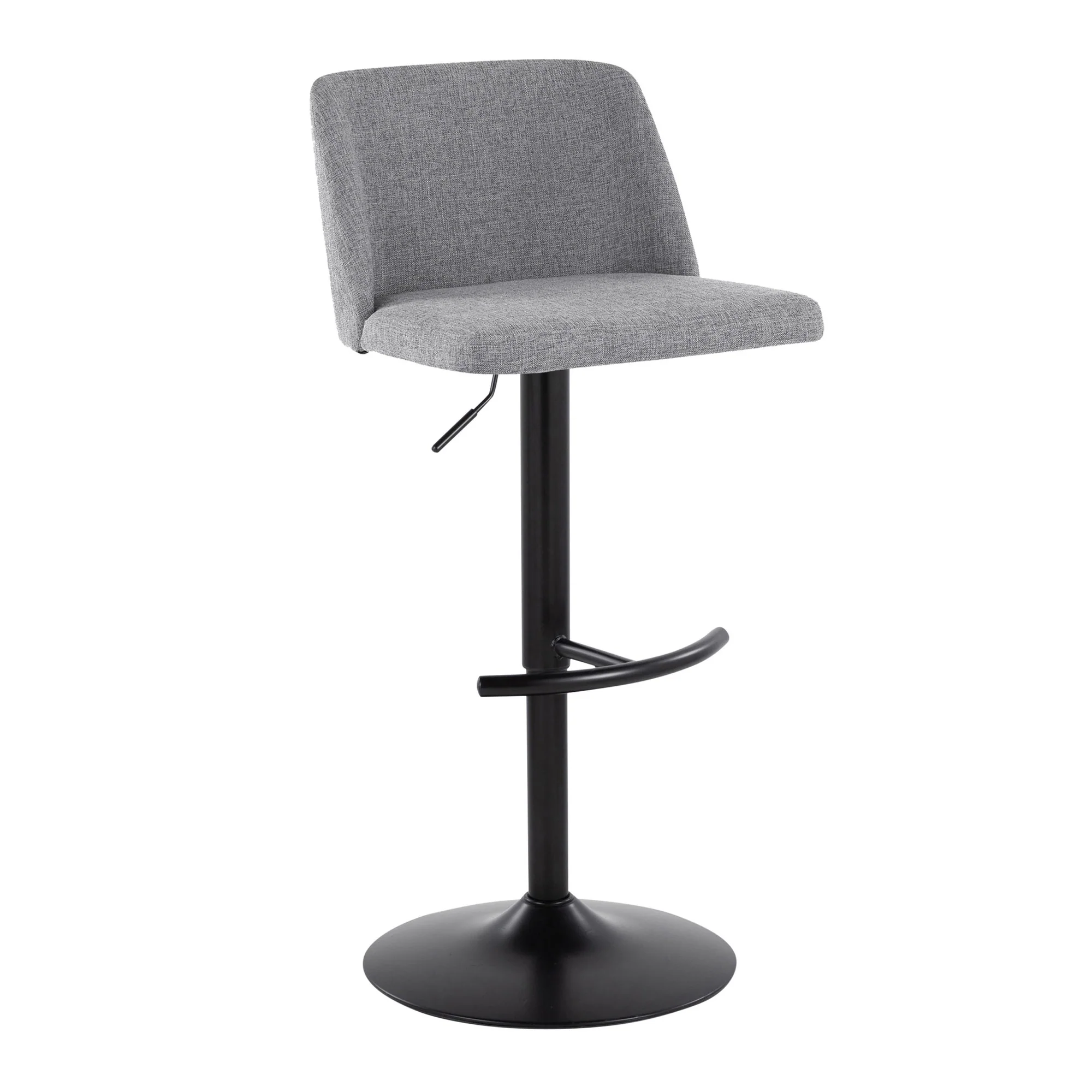 Toriano Adjustable Barstool - Set of 2 By LumiSource - BS-TRNOFB-RT2 BKBU2 - Image 17