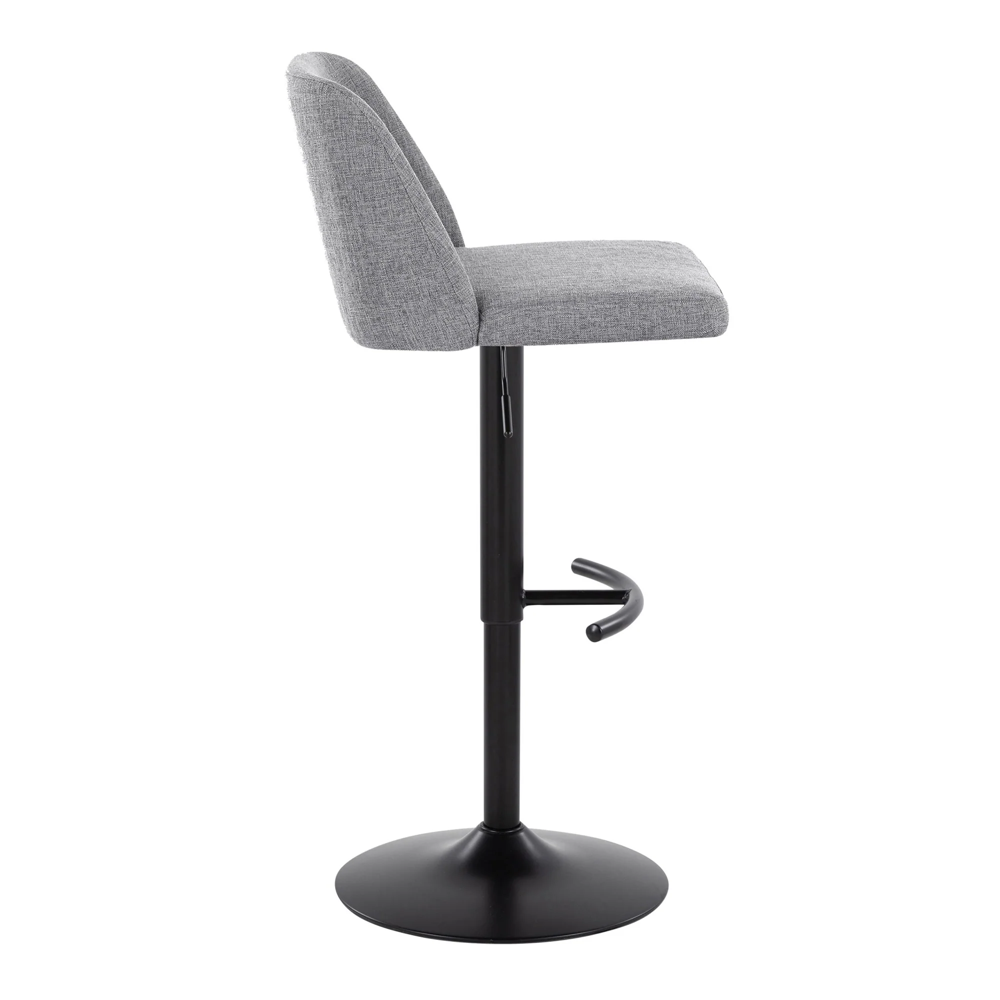 Toriano Adjustable Barstool - Set of 2 By LumiSource - BS-TRNOFB-RT2 BKBU2 - Image 18