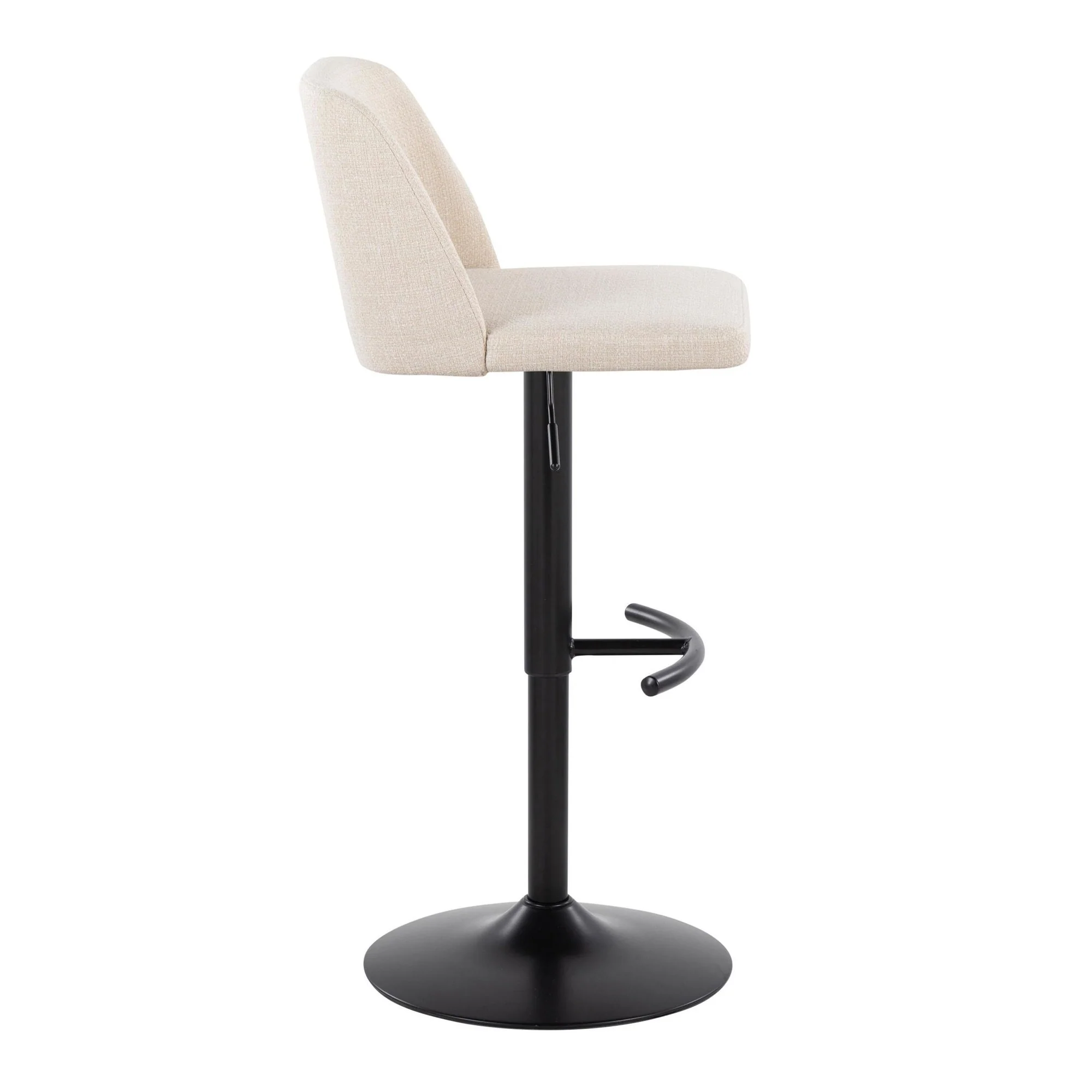Toriano Adjustable Barstool - Set of 2 By LumiSource - BS-TRNOFB-RT2 BKBU2 - Image 25