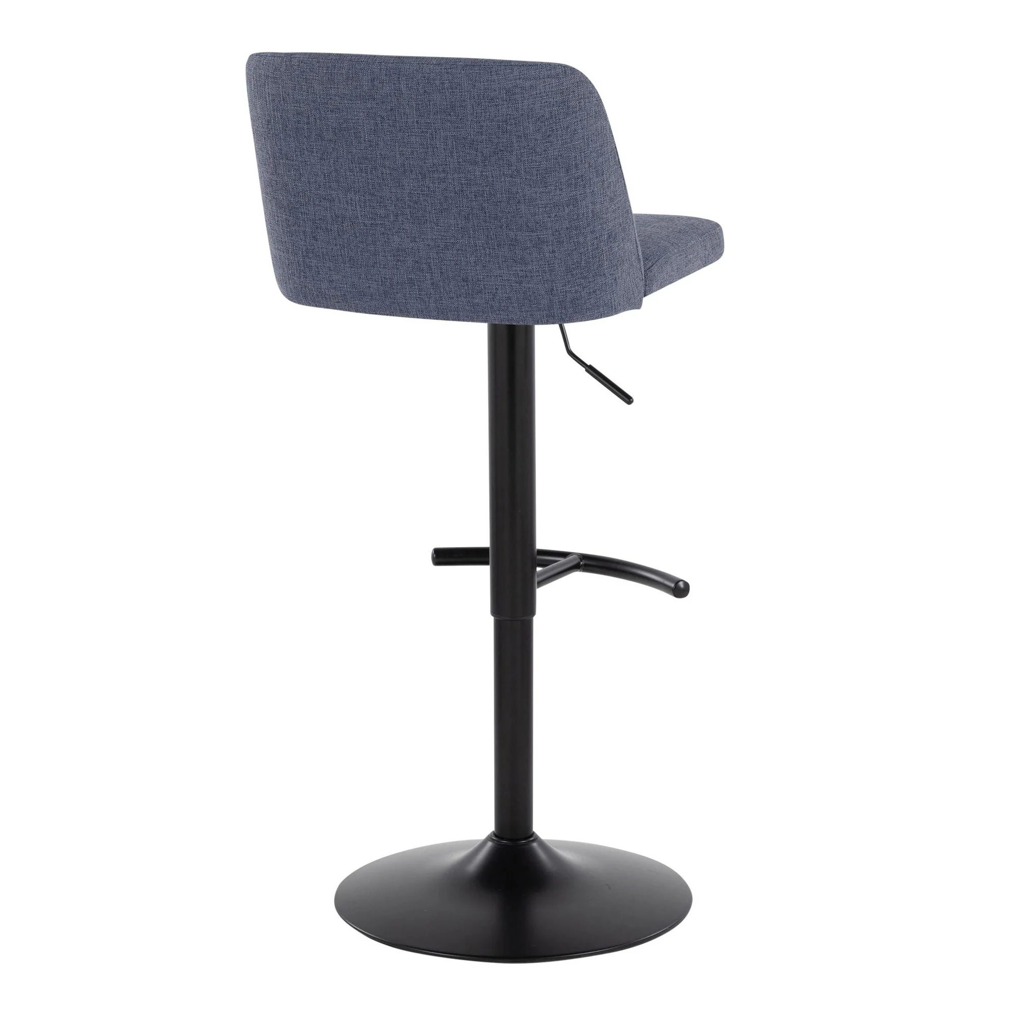 Toriano Adjustable Barstool - Set of 2 By LumiSource - BS-TRNOFB-RT2 BKBU2 - Image 5