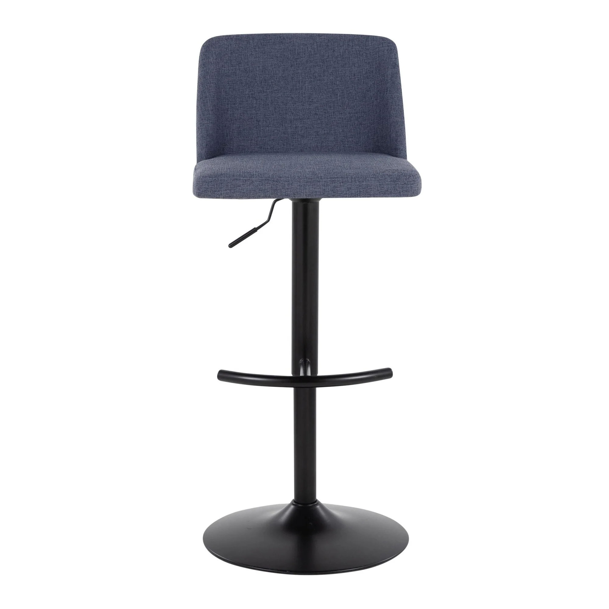 Toriano Adjustable Barstool - Set of 2 By LumiSource - BS-TRNOFB-RT2 BKBU2 - Image 6