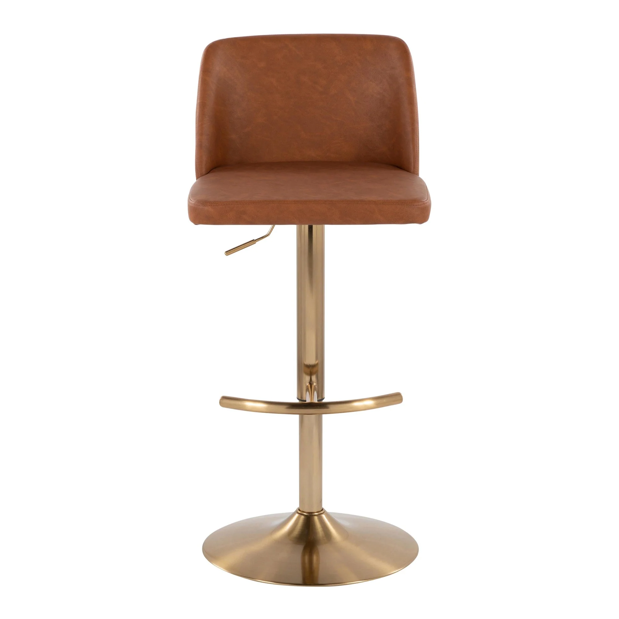 Toriano Adjustable Barstool - Set of 2 By LumiSource - BS-TRNOPU-RT2 AUBK2 - Image 13