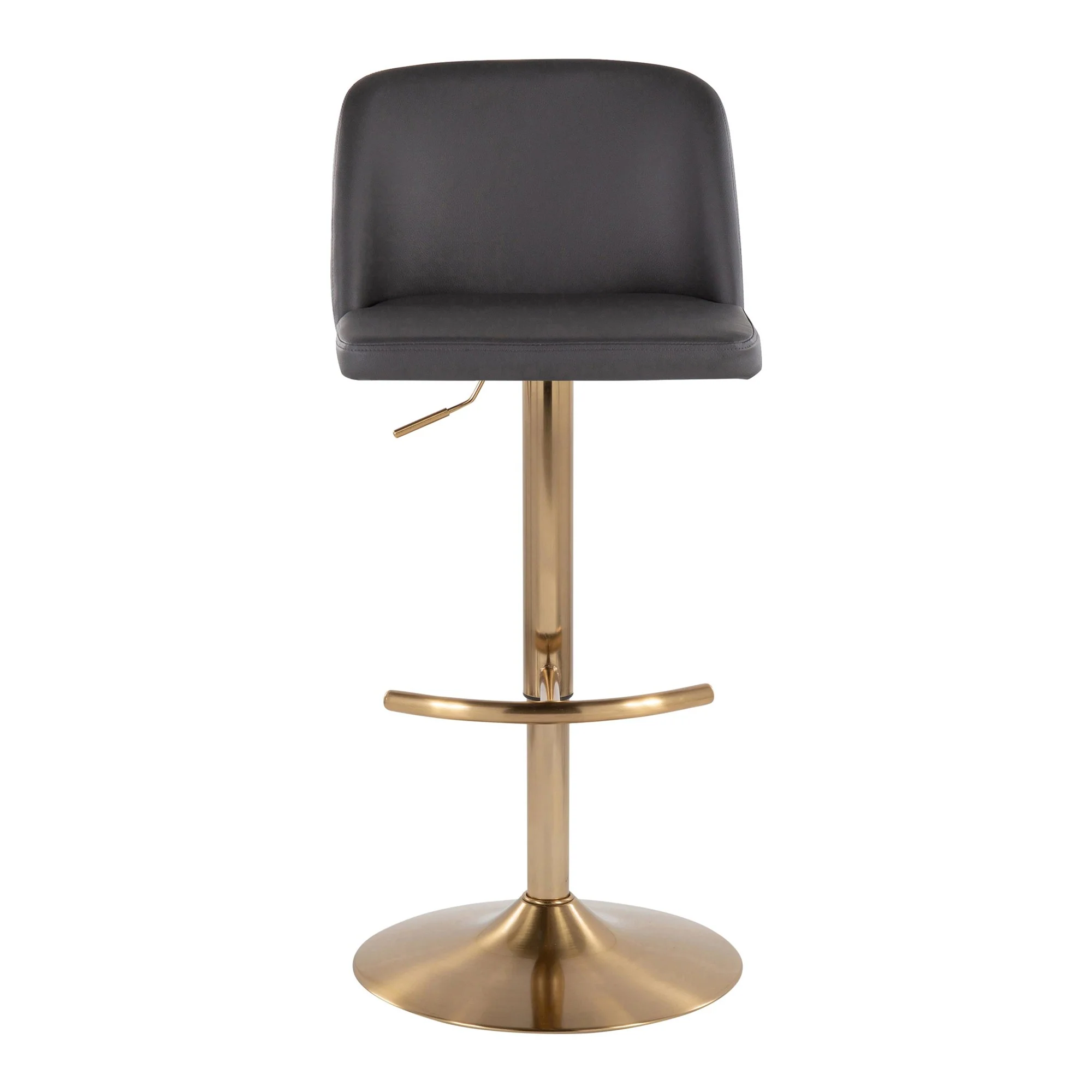 Toriano Adjustable Barstool - Set of 2 By LumiSource - BS-TRNOPU-RT2 AUBK2 - Image 20