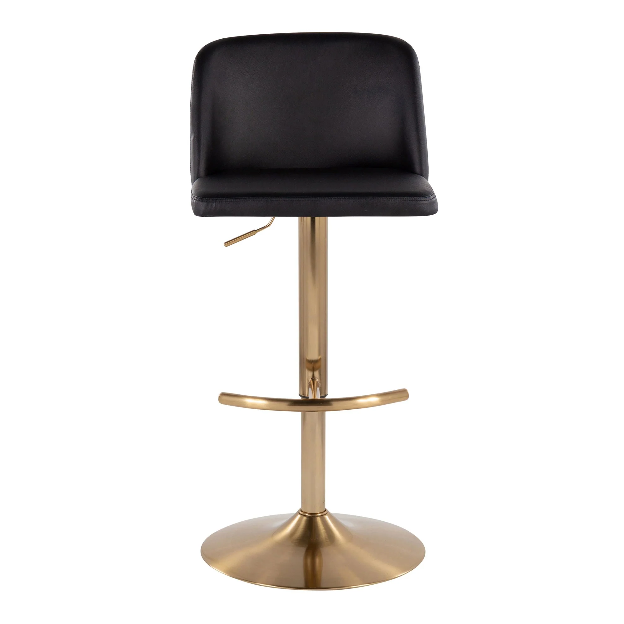 Toriano Adjustable Barstool - Set of 2 By LumiSource - BS-TRNOPU-RT2 AUBK2 - Image 6