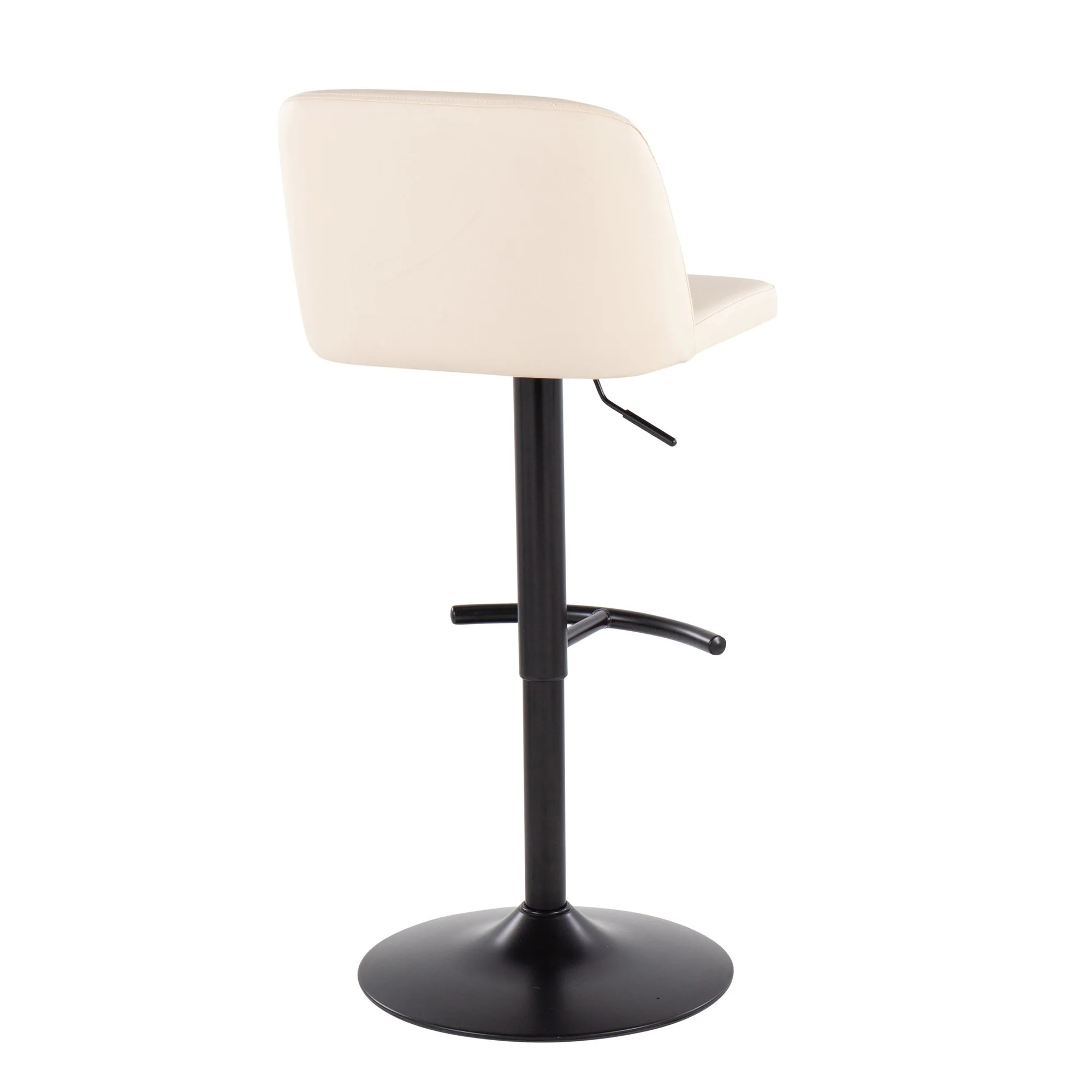 Toriano Adjustable Bar Stool - Set of 2 Black By LumiSource - BS-TORIANOPU-RT2 BKBK2 - Image 15