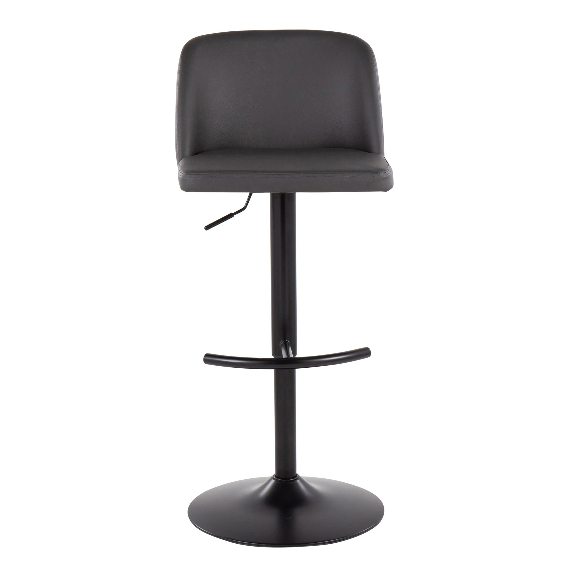 Toriano Adjustable Bar Stool - Set of 2 Black By LumiSource - BS-TORIANOPU-RT2 BKBK2 - Image 18